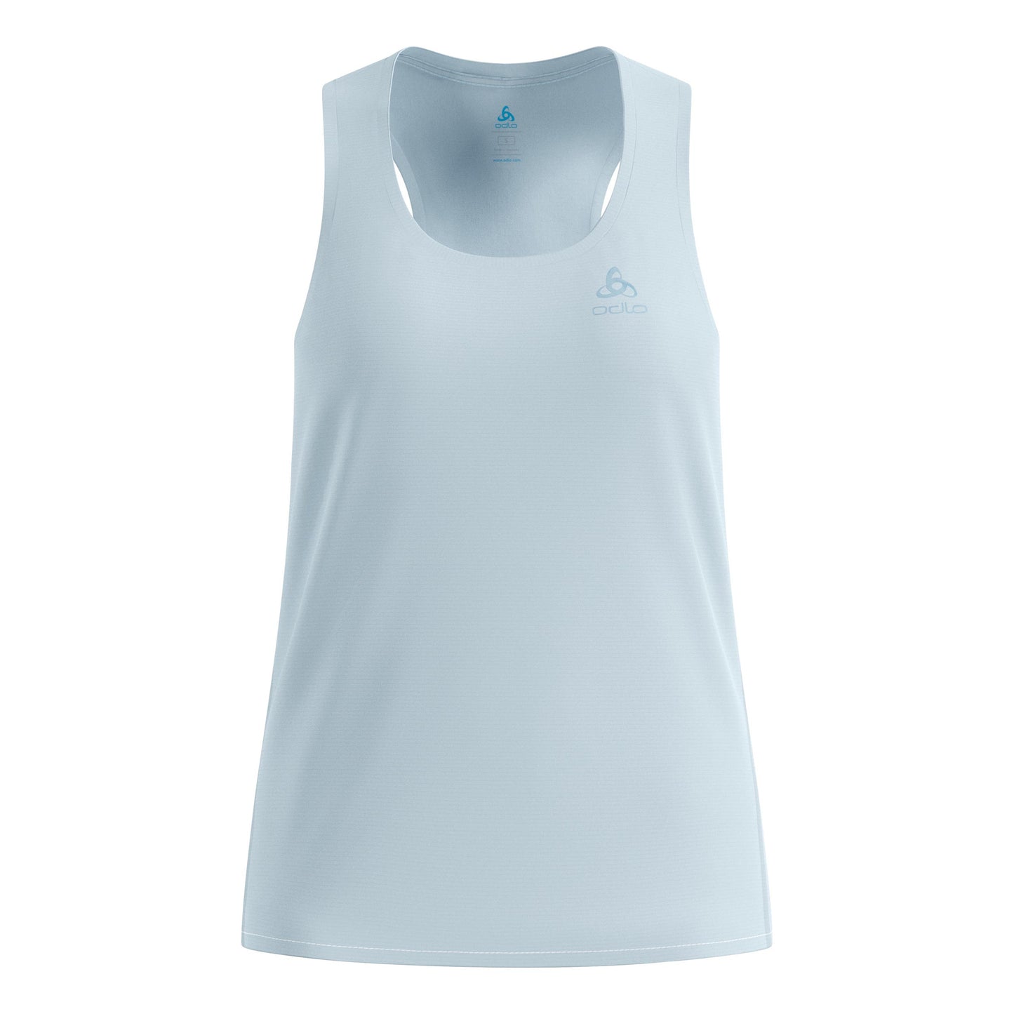 Odlo Zeroweight Chill-Tec Hardloopshirt Dames-lichtblauw