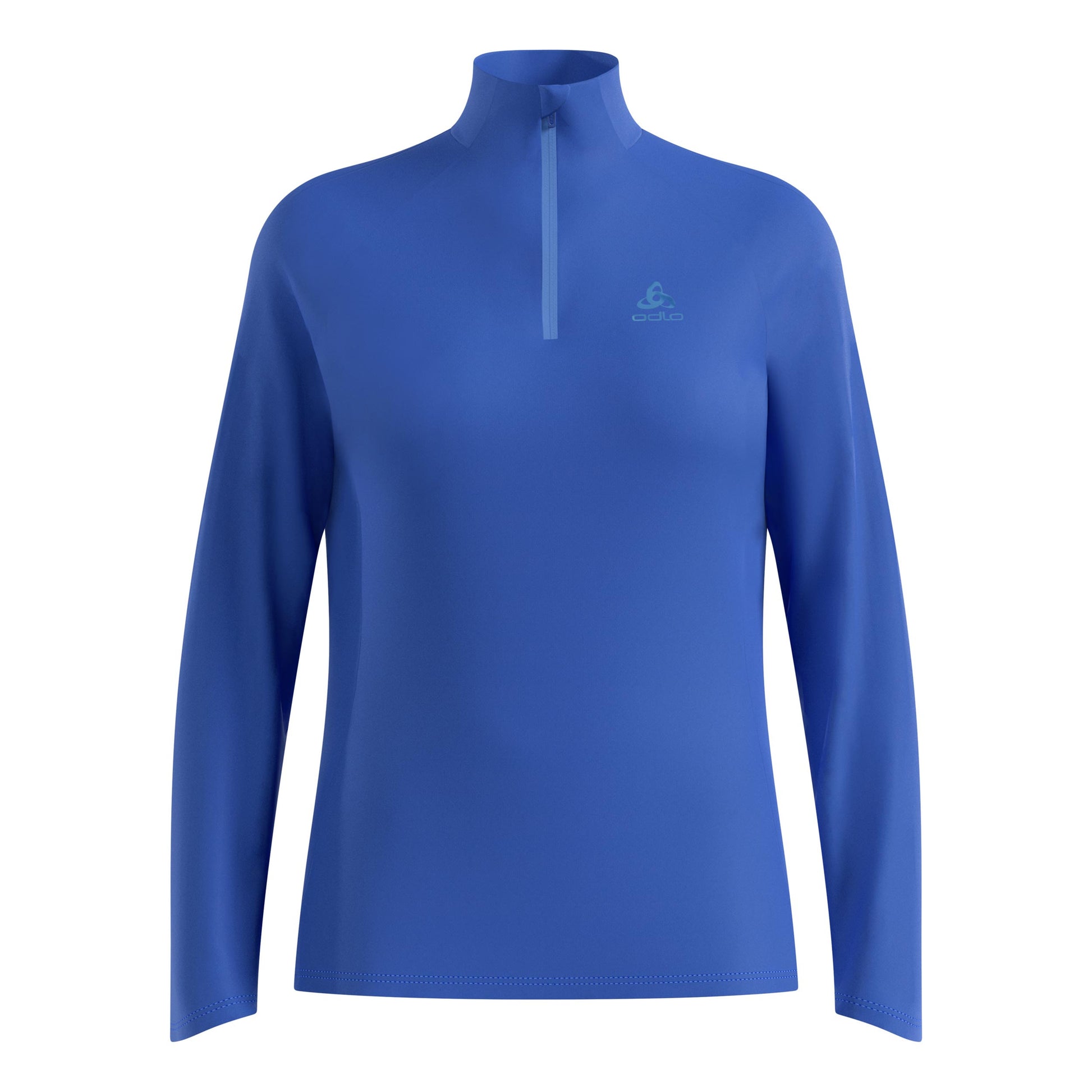 Odlo Essential 1/2 Zip Hardloopshirt Dames-blauw
