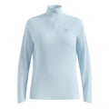 Essential 1/2 Zip Hardloopshirt Dames-lichtblauw