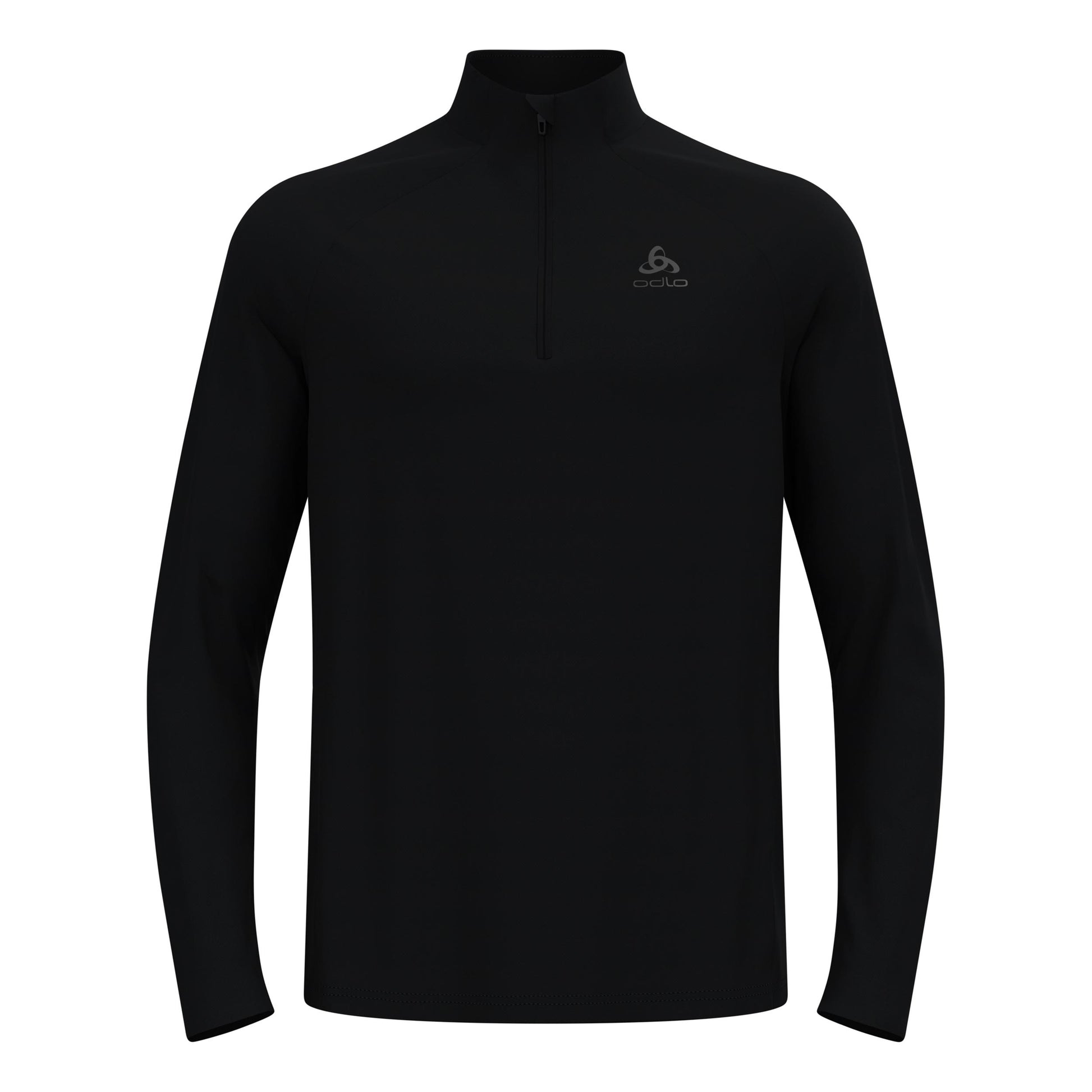 Odlo Essential 1/2 Zip Hardloopshirt Heren-zwart, zwart