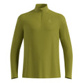 Essential 1/2 Zip Hardloopshirt Heren-groen