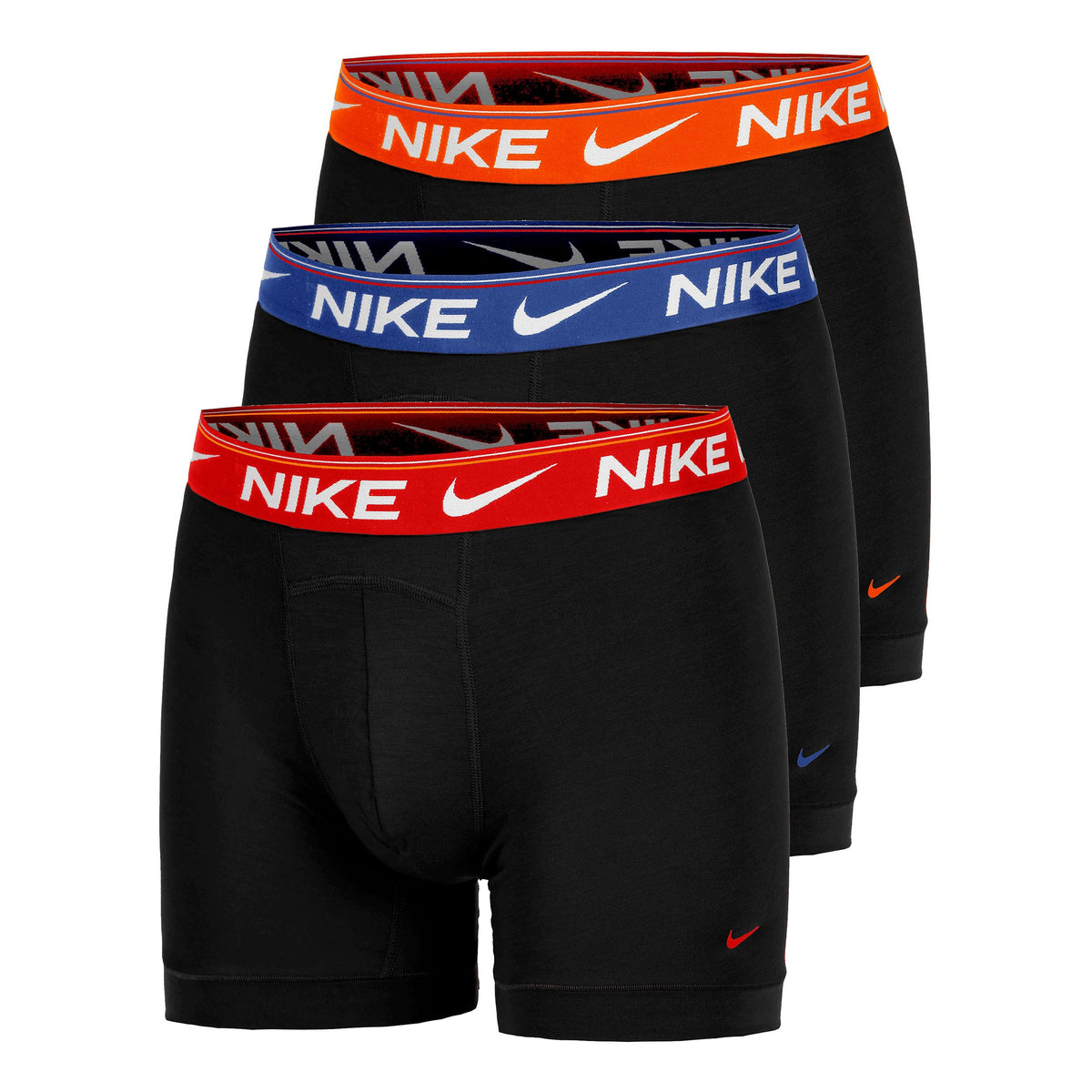 Nike Ultra Comfort Boxershort Verpakking 3 stuks Heren - veelkleurig, zwart