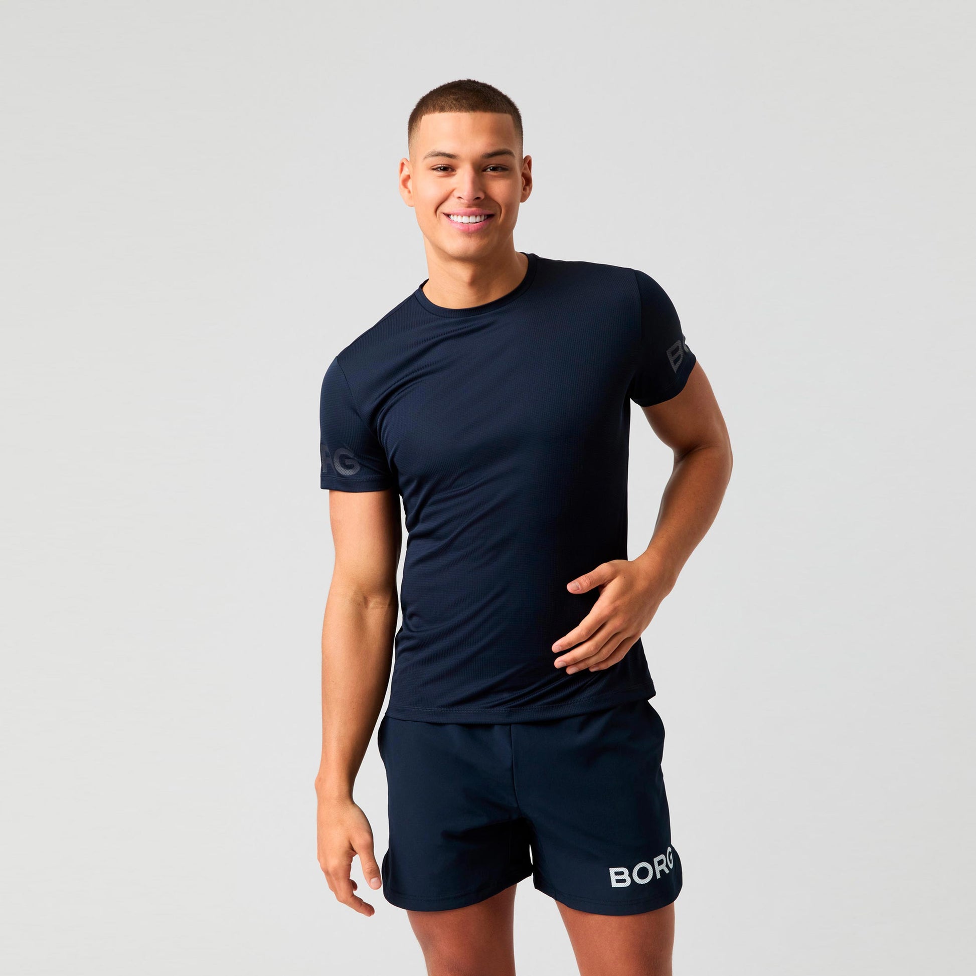 Björn Borg Light T-shirt Heren - nachtblauw