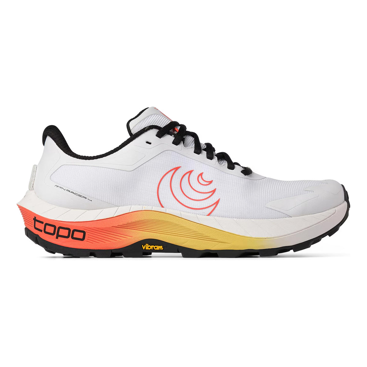 TOPO ATHLETIC MTN Racer 4 Trailschoen Heren - wit, oranje