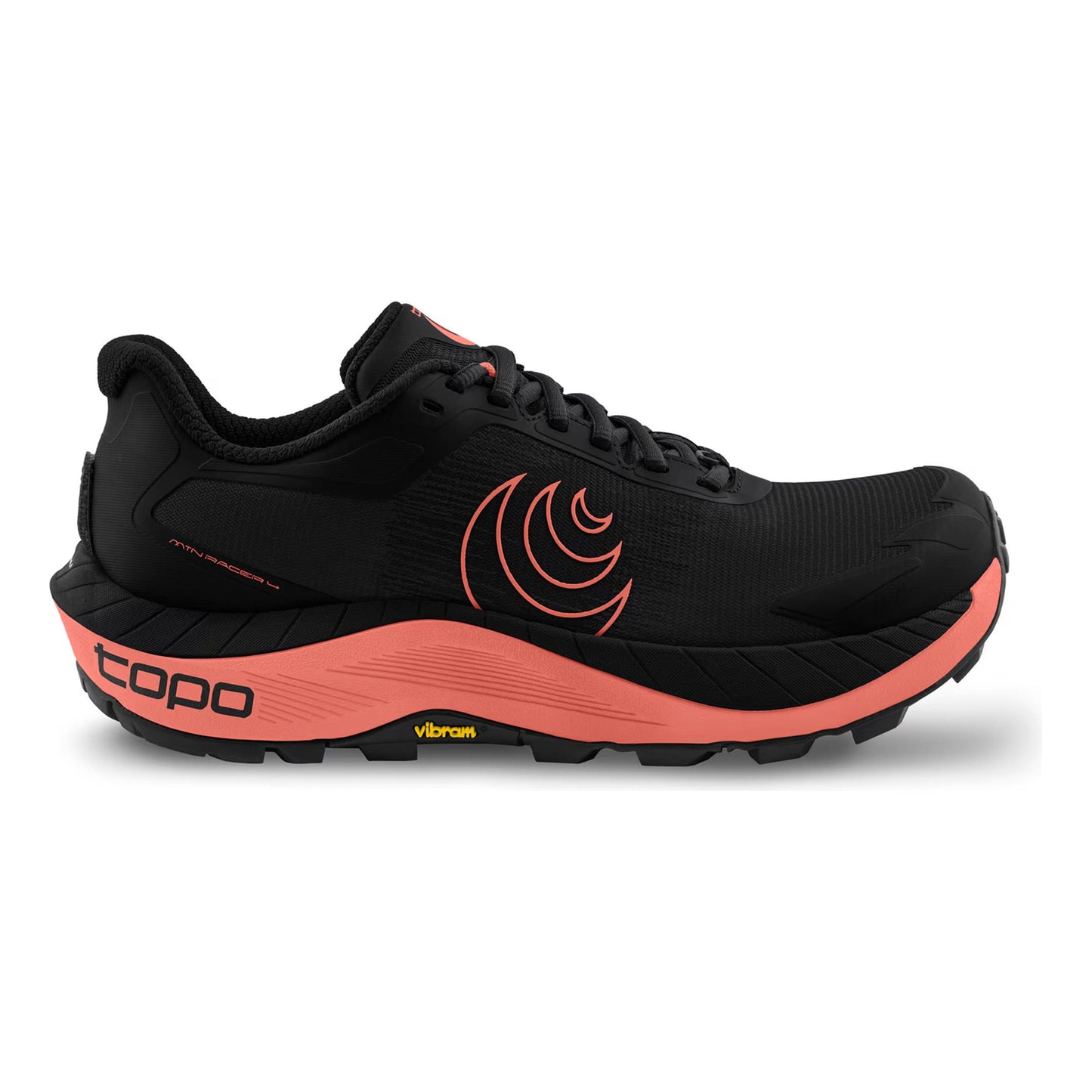 TOPO ATHLETIC MTN Racer 4 Trailschoen Dames - zwart, koraal