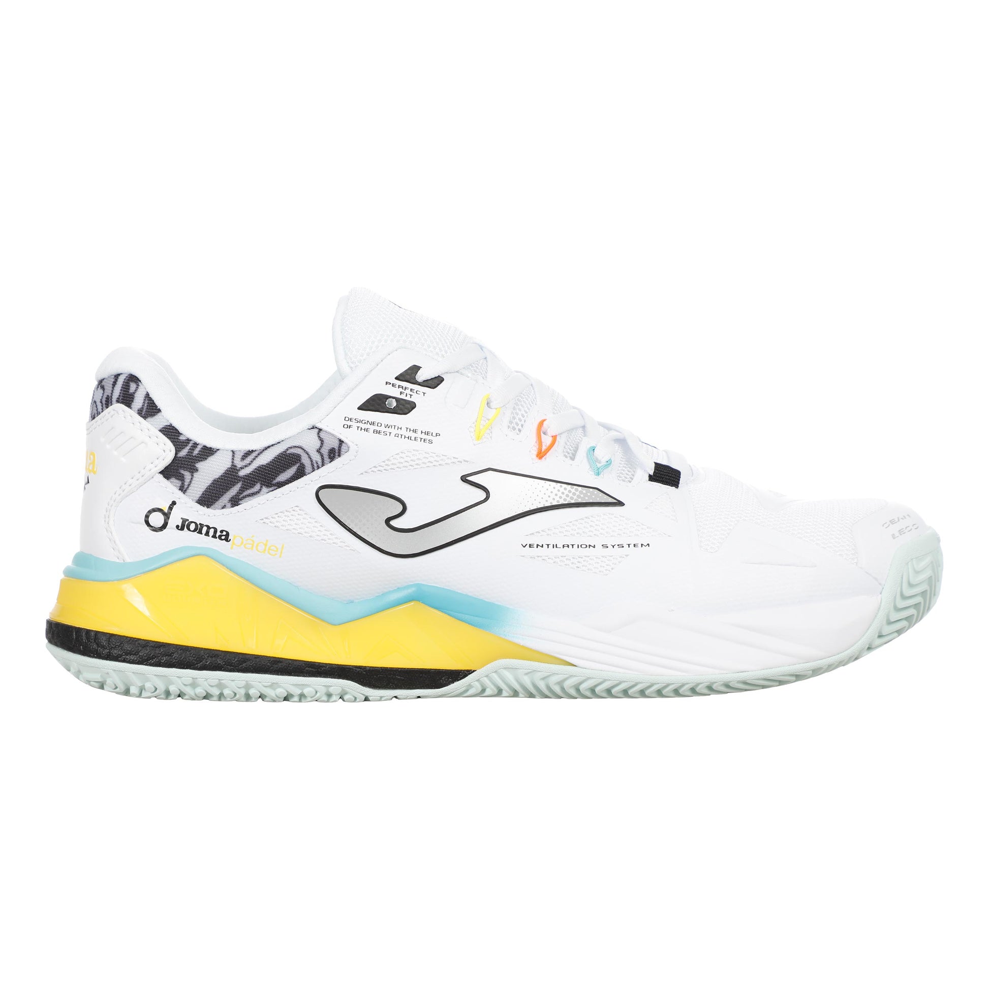 Joma Spin Padel schoen Heren - wit