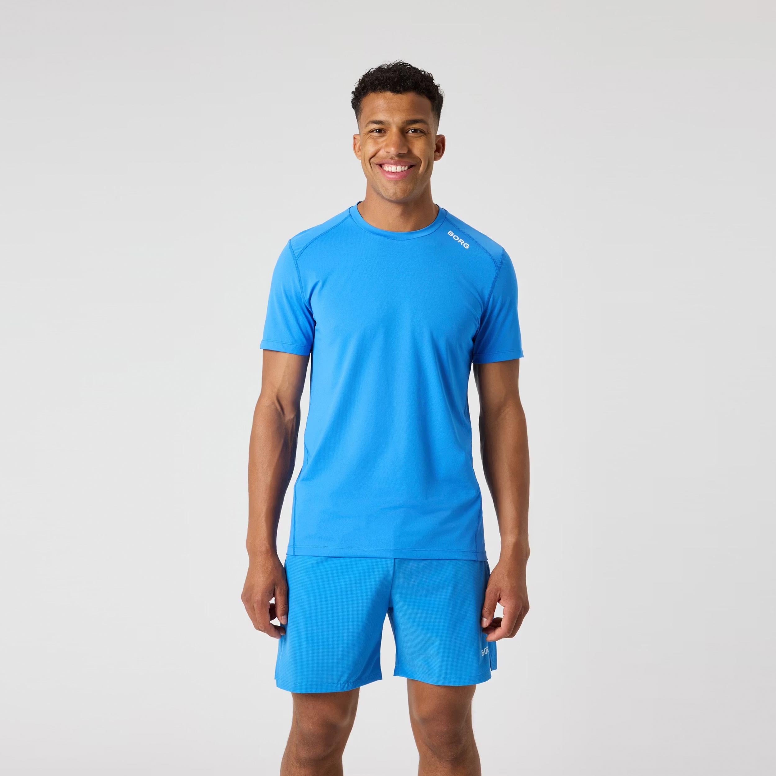 Björn Borg Borg Athletic T-shirt Heren - kobaltblauw
