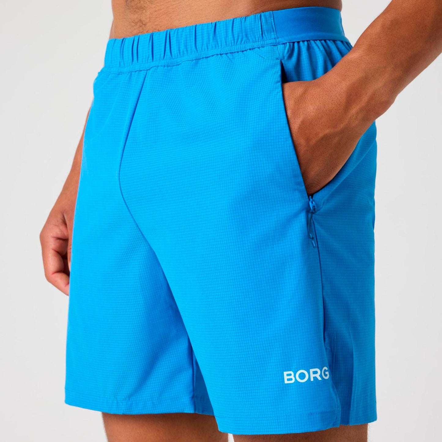 Björn Borg Borg Zip 7 Inch Shorts Heren - kobaltblauw