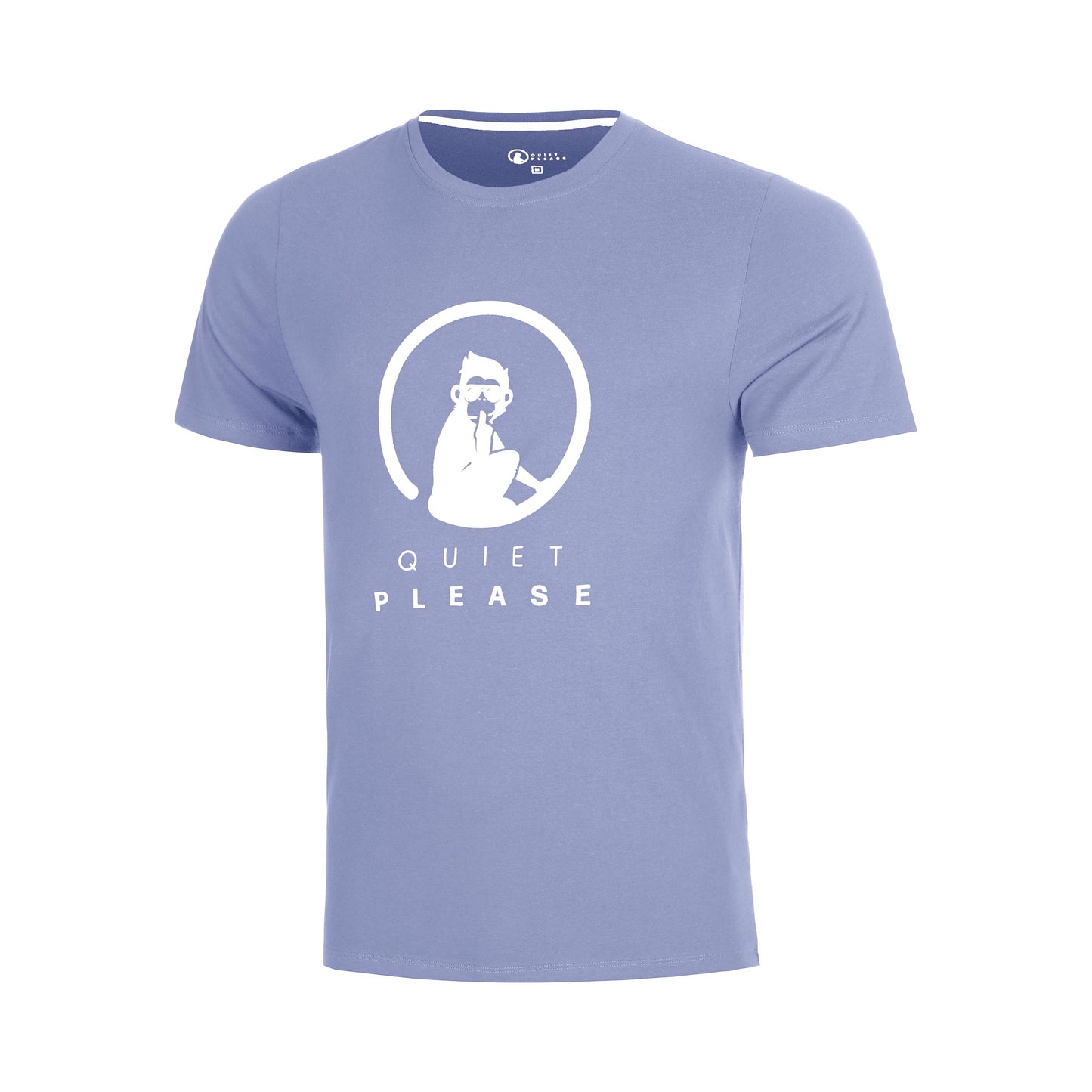 Quiet Please Glow Advantage Logo T-shirt Jongens - blauw