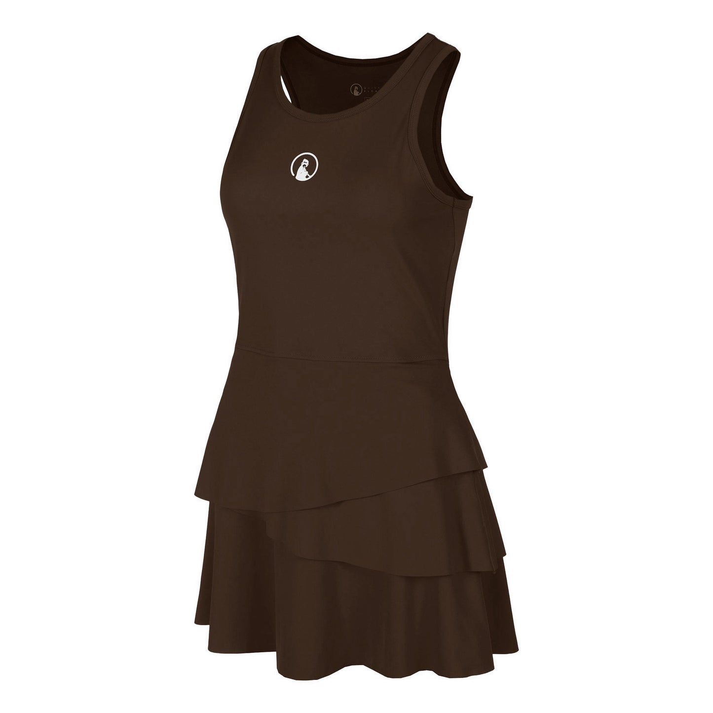 Quiet Please Memories Flounce Jurk Dames - bruin