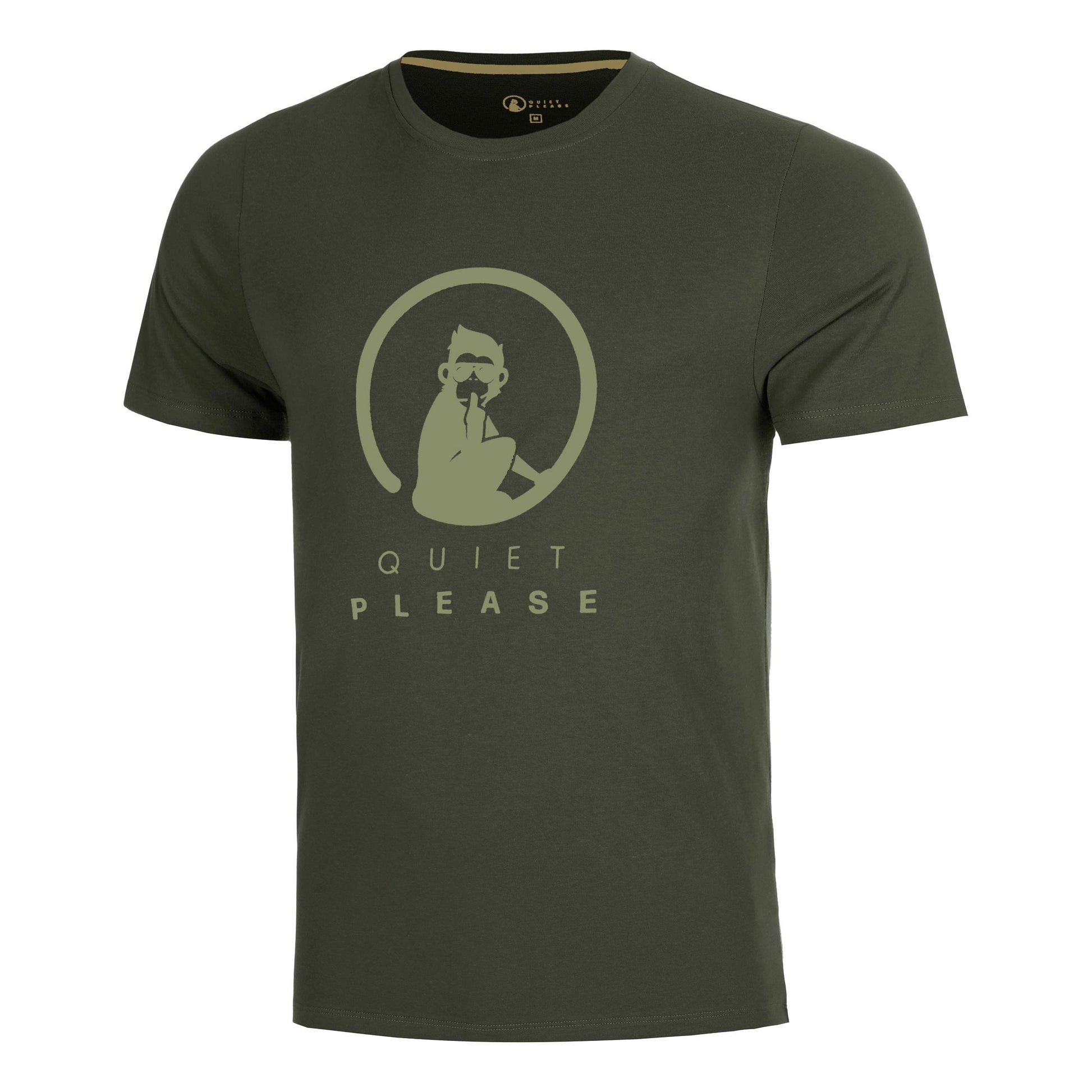 Quiet Please Memories Training T-shirt Heren - donkergroen