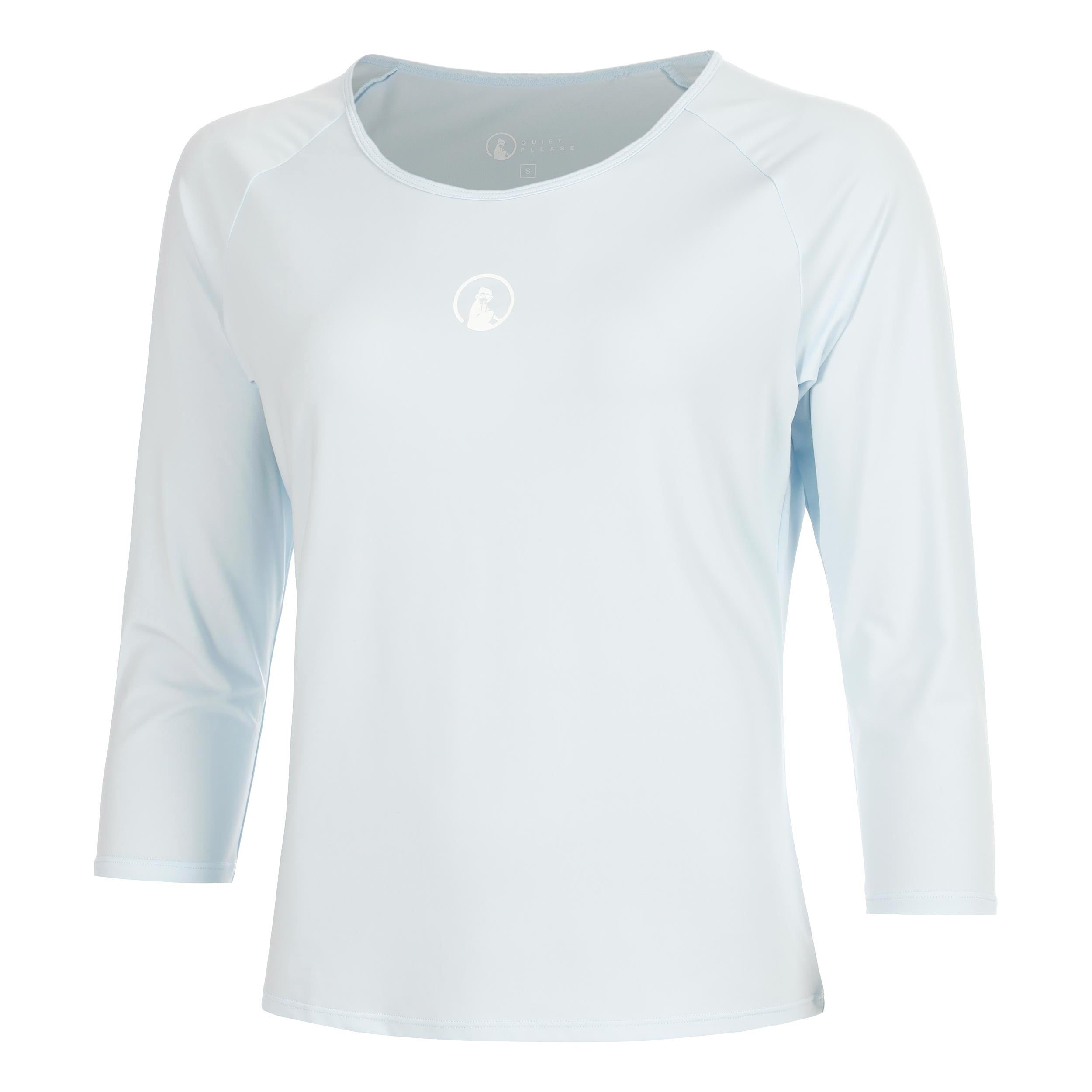Quiet Please Memories Mixed Longsleeve Dames - lichtblauw