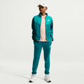 Dri-Fit Full-Zip Trainingspak Kinderen - petrolblauw, turkoois