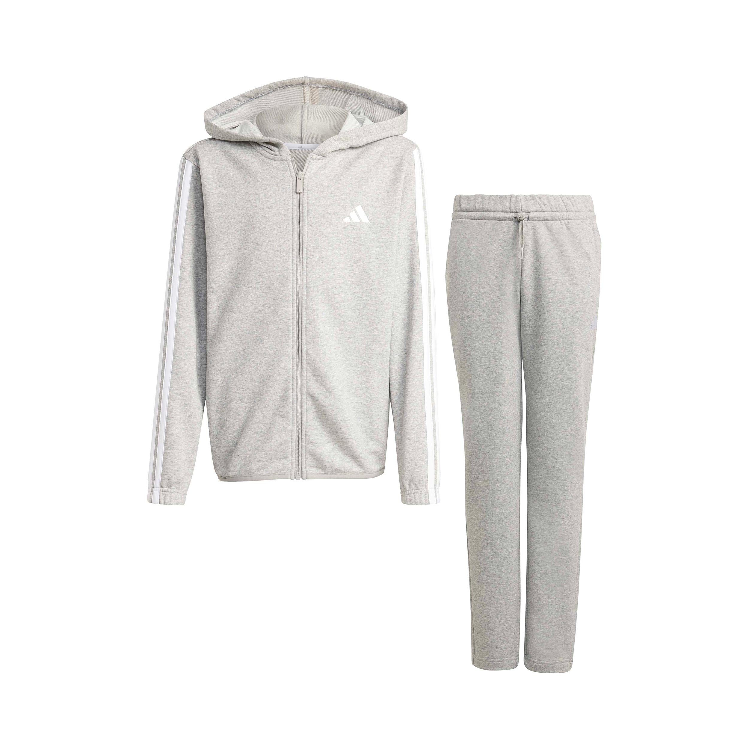 adidas Essentials Trainingspak Kinderen - grijs, wit