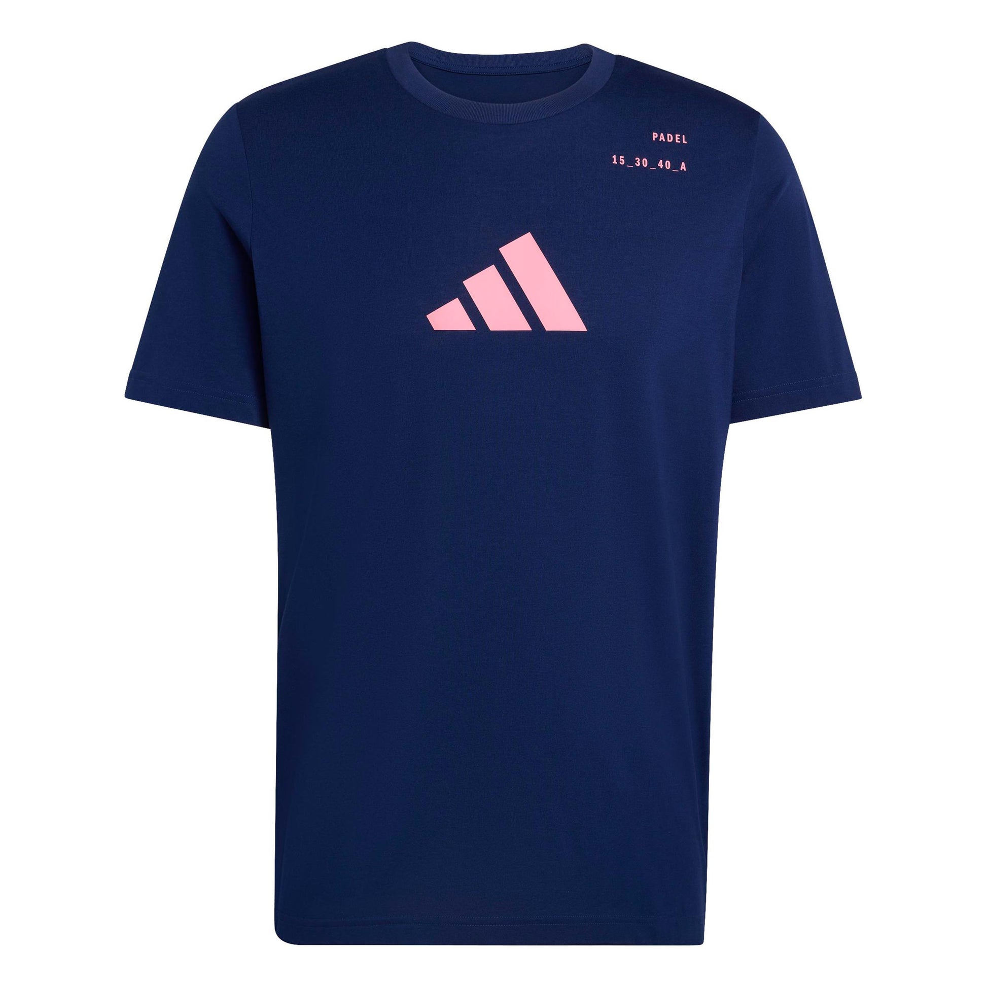 adidas Padel Category Graphic T-shirt Heren - donkerblauw, roze