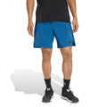 D4T 7Inch Shorts Heren - petrolblauw, zwart