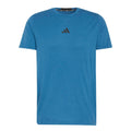 D4T T-shirt Heren - petrolblauw, zwart