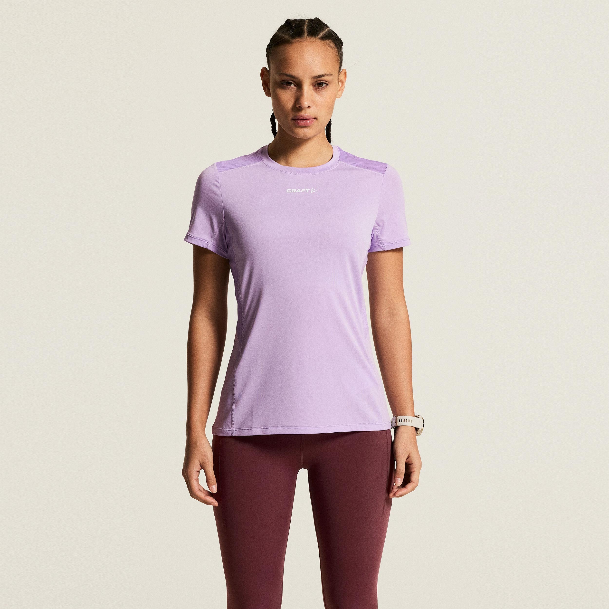 Craft ADV Essence Hardloopshirt Dames - lila, lila