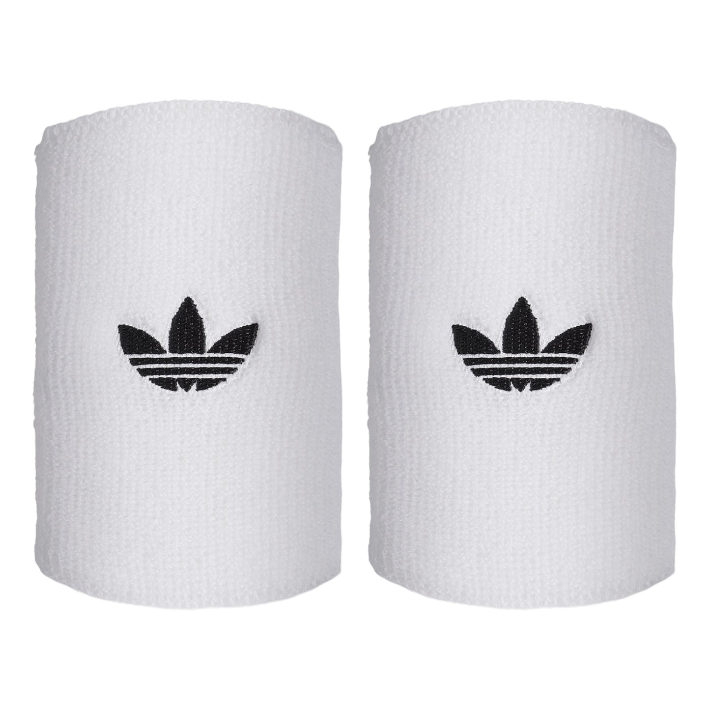 adidas Long Zweetband Unisex - wit, zwart
