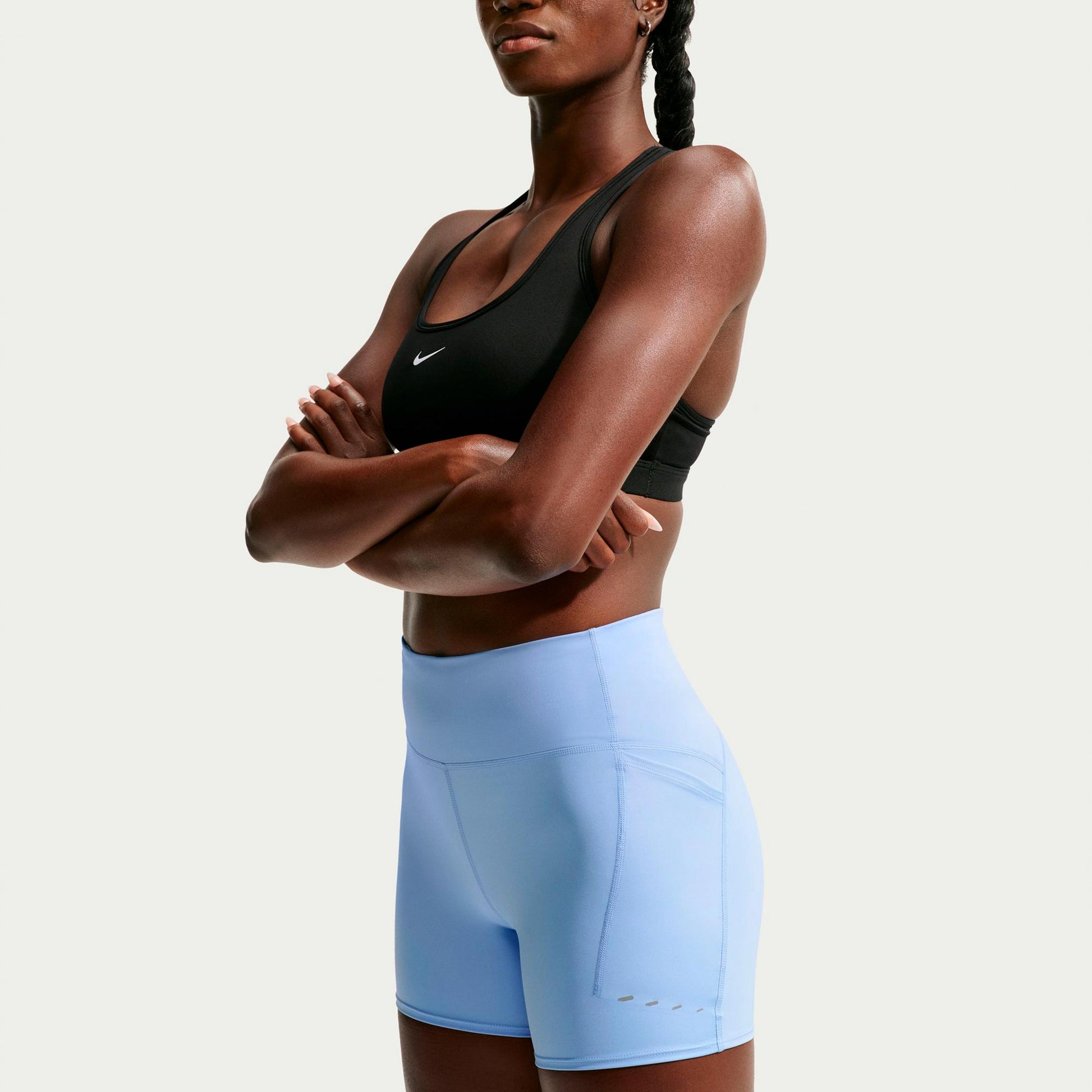 Nike Swift   Hardlooplegging Dames - blauw, zilver