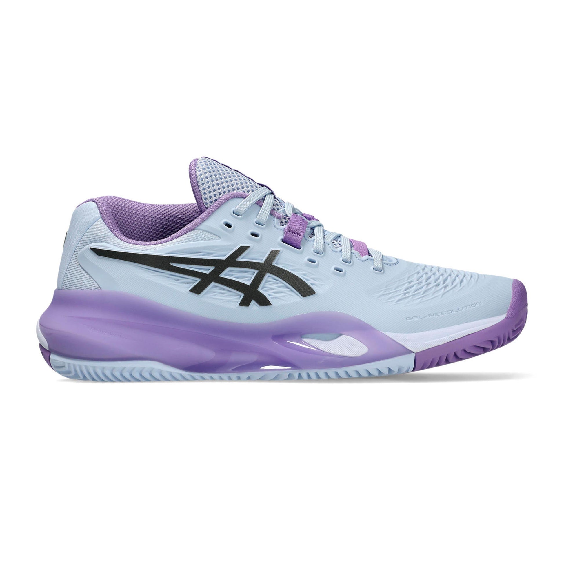 ASICS Gel-Resolution X Night Energy Gravelschoen Dames - lichtblauw, mauve