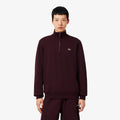 High Neck Sweatshirt Heren - donkerrood