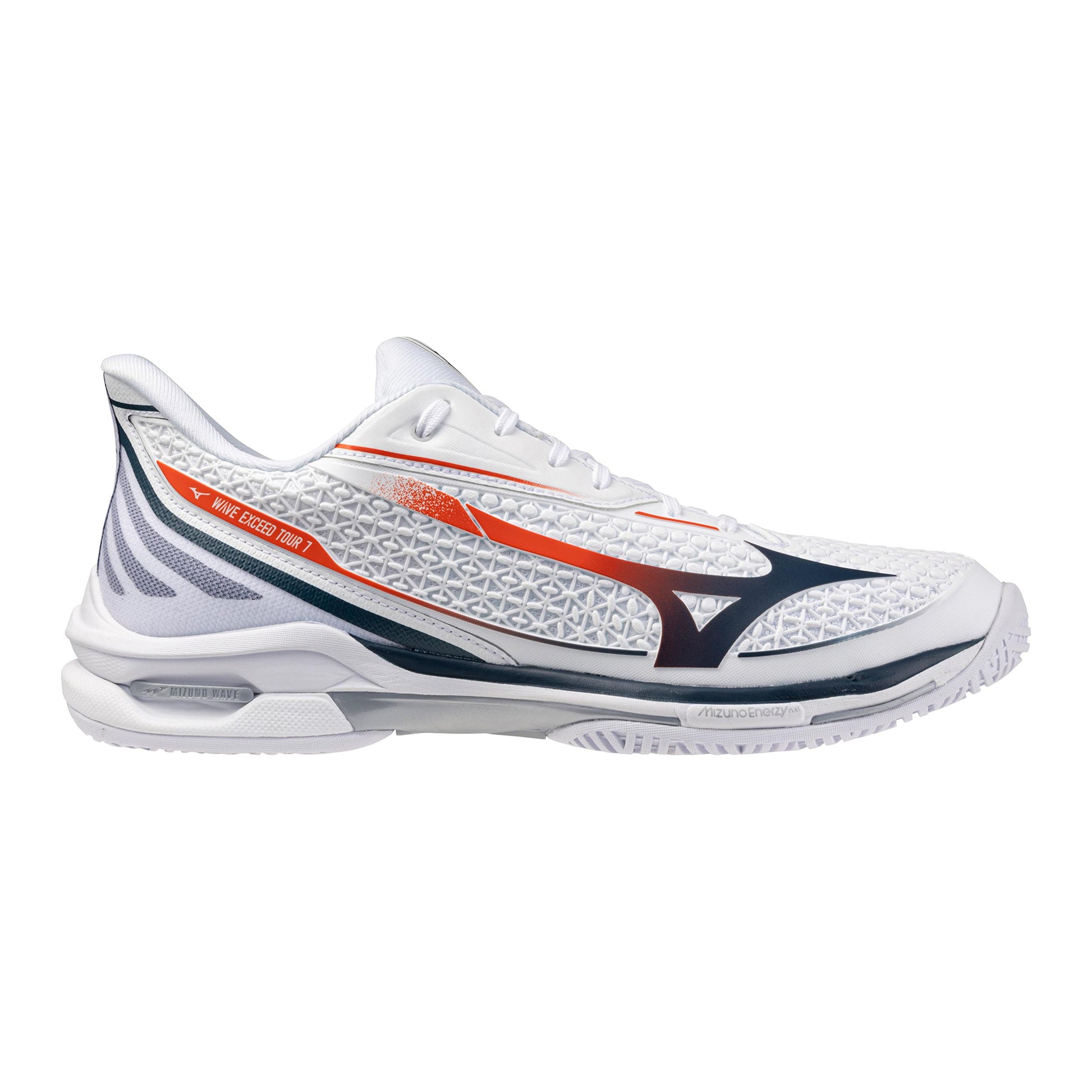 Mizuno Wave Exceed Tour 7 Allcourt schoen Heren - wit, blauw