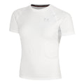 Heatgear Authentics Comp T-shirt Dames - wit, lichtgrijs