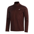 Core 1/2 Zip Winter  Hardloopshirt Heren - wijnrood