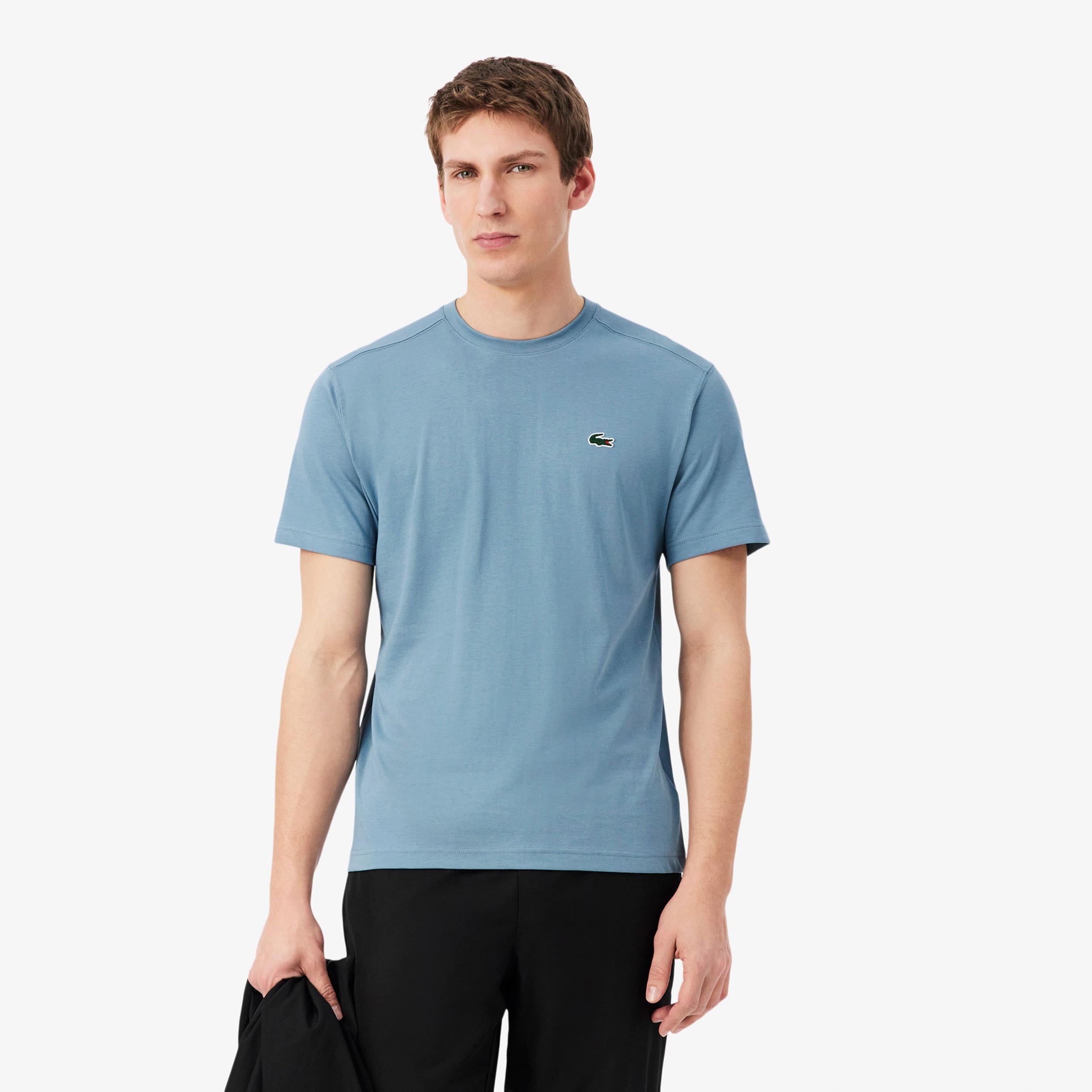 Lacoste Core T-shirt Heren - blauwgrijs