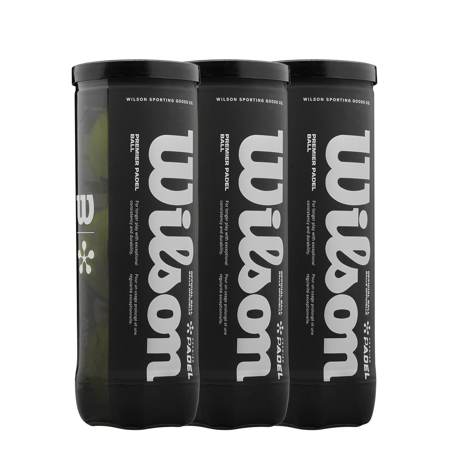 Wilson 3x verpakking 3 stuks Premier Padel X3