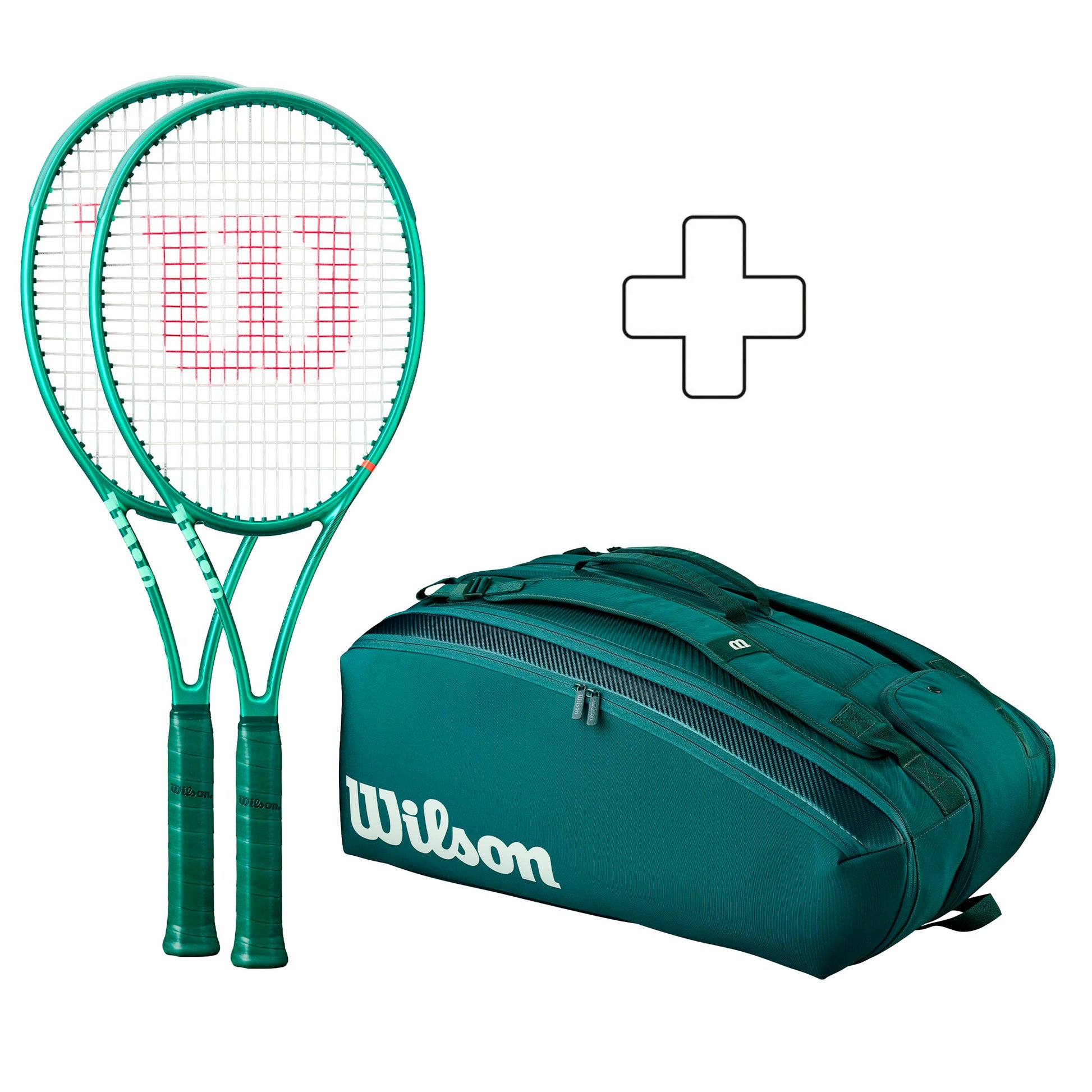 Wilson 2x Blade Blade 98 18X20 v10 Plus rackettas