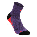 Performance Run Quarter Hardloopsokken Unisex - paars