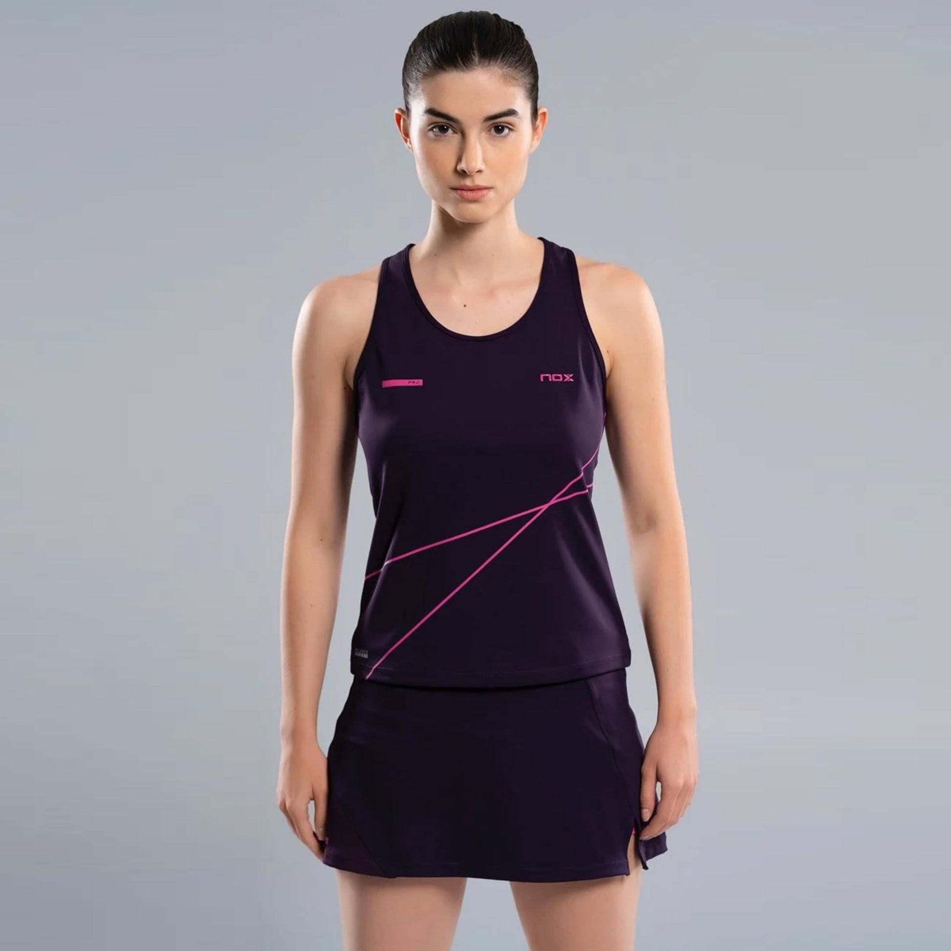 NOX Pro Tanktop Dames-zwart,pink