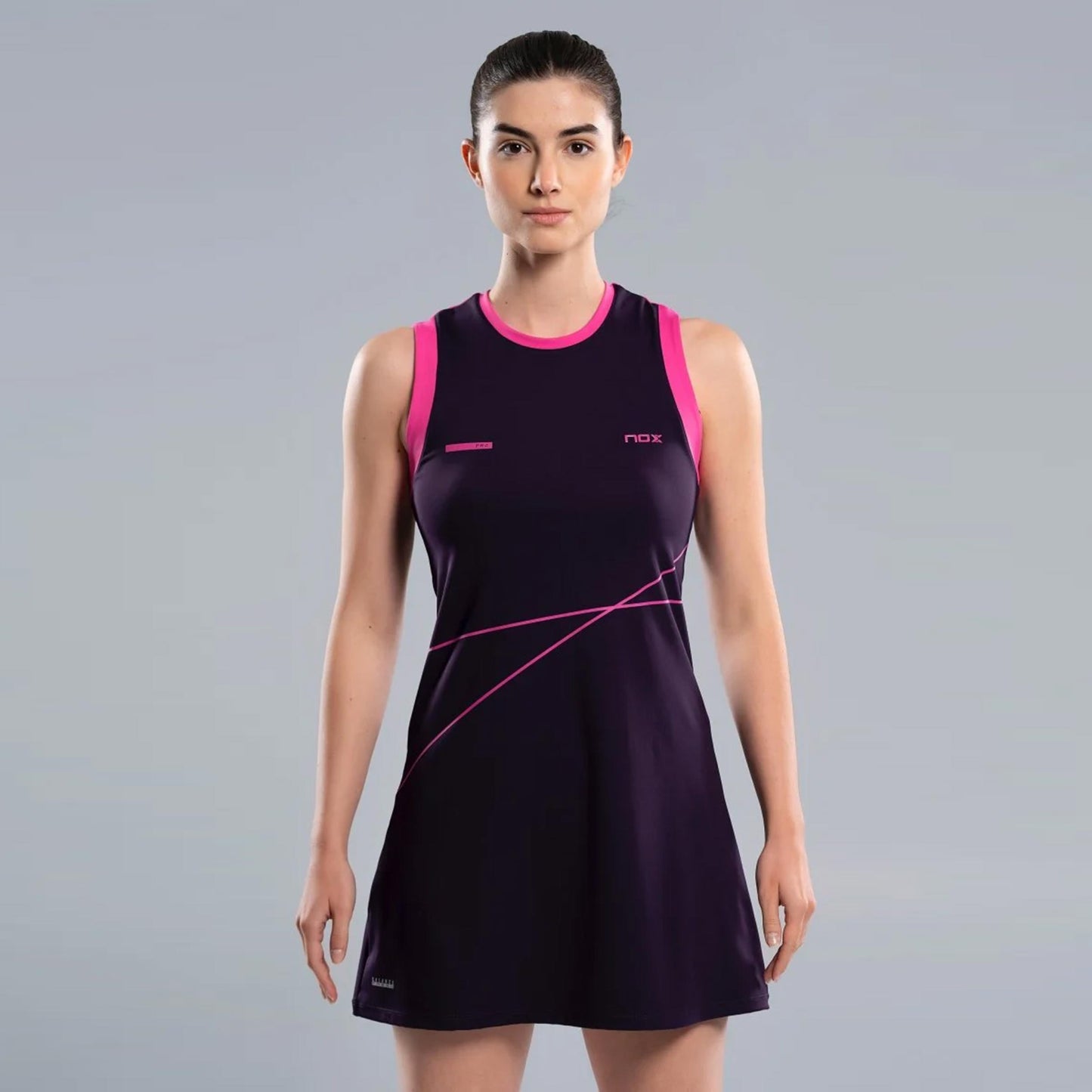 NOX Jurk Dames-zwart,pink