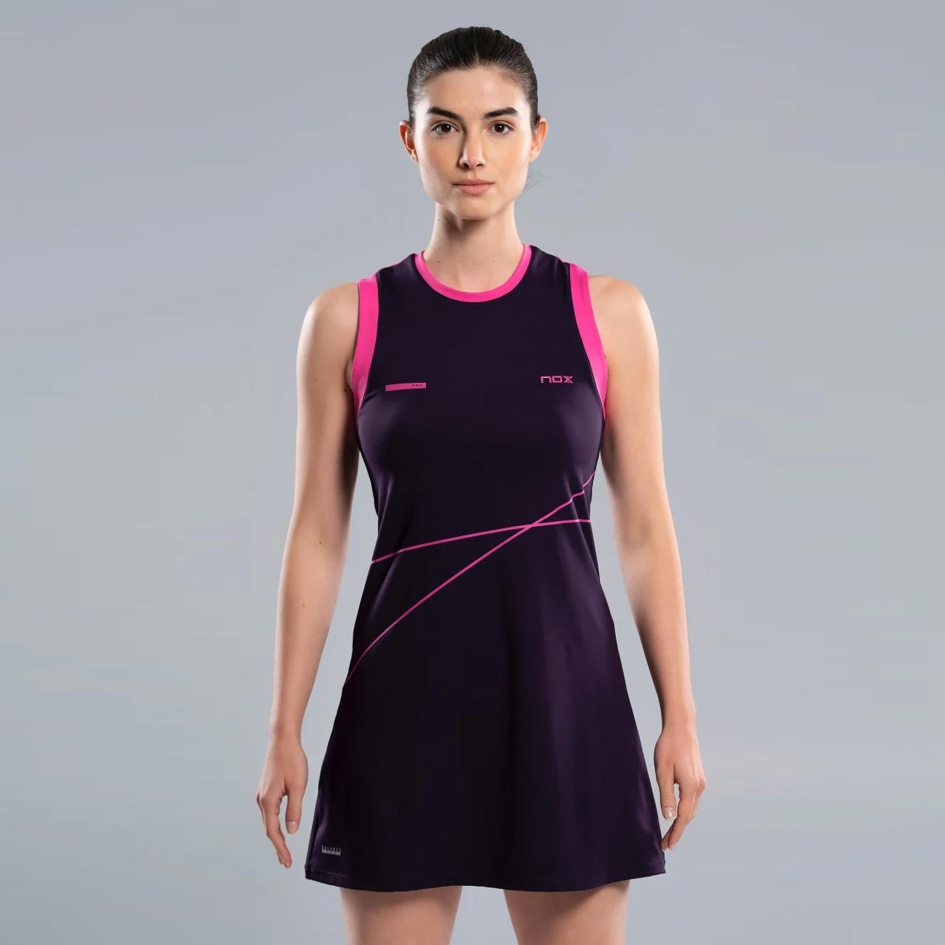 NOX Jurk Dames-zwart,pink