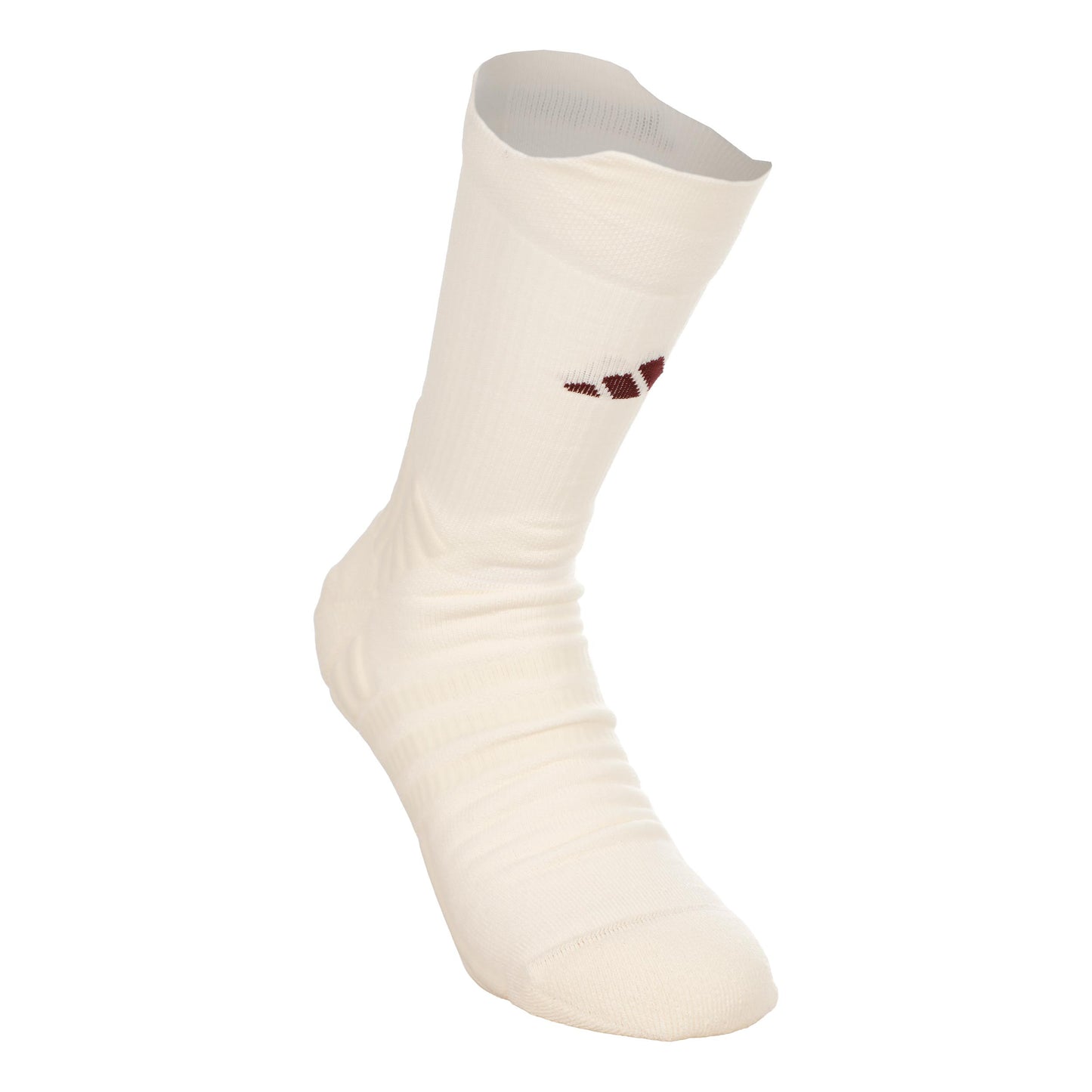 adidas Crew Tennissokken Unisex - crème, wijnrood