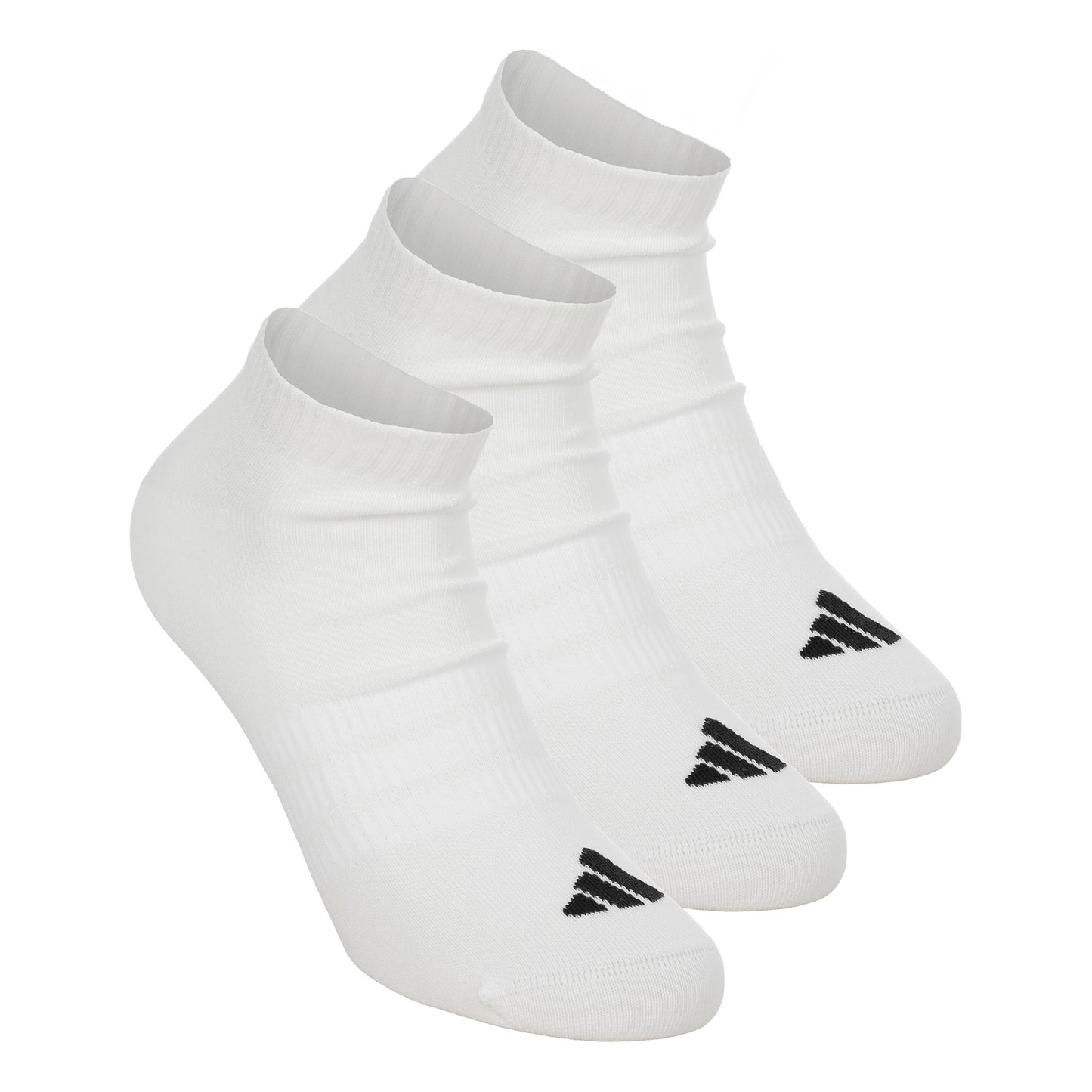 adidas Essentials Low 3P Tennissokken - Verpakking 3 stuks Unisex-wit, zwart