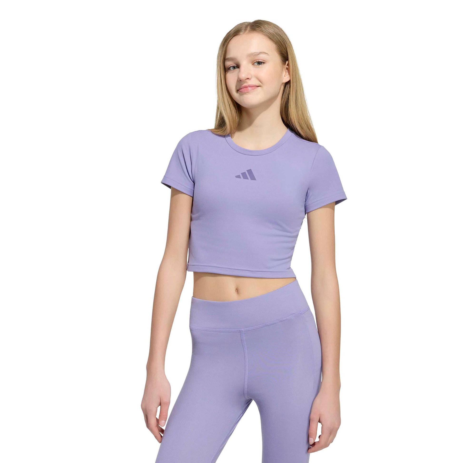 adidas Soft T-shirt Kinderen - mauve