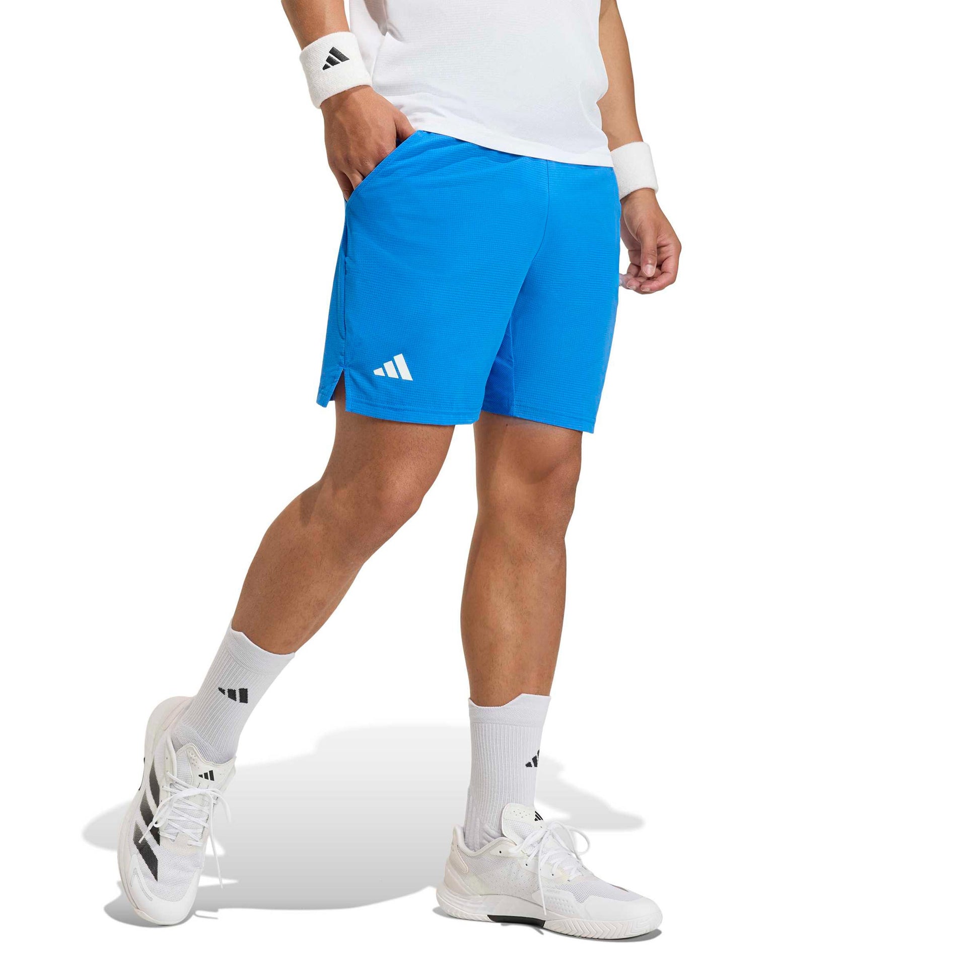 adidas Ergo 9Inch Shorts Heren - blauw, wit