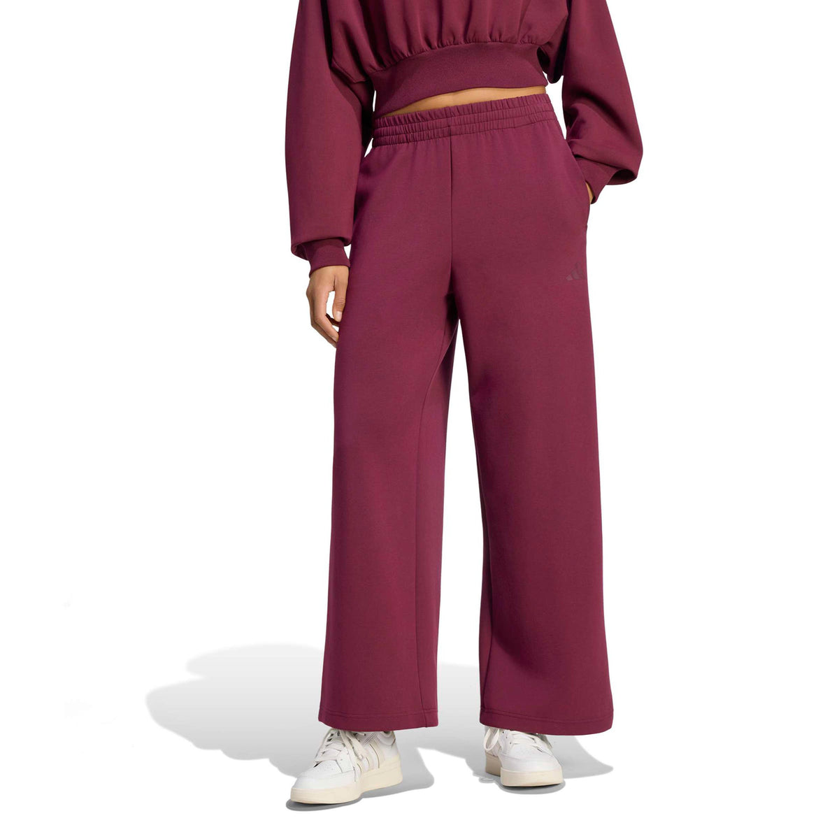 adidas Soft Lux Straight Trainingsbroek Dames - wijnrood