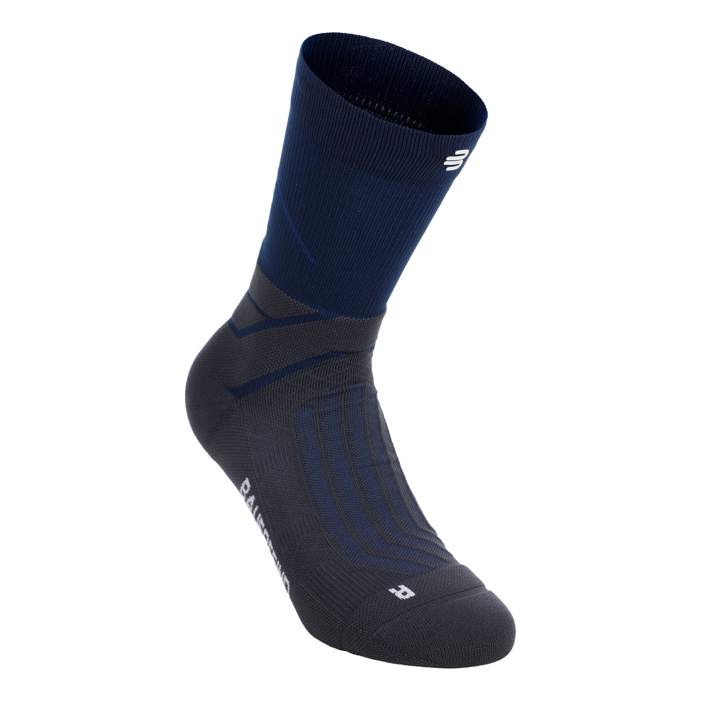 Bauerfeind Run Performance Mid Cut  Hardloopsokken Heren-donkerblauw