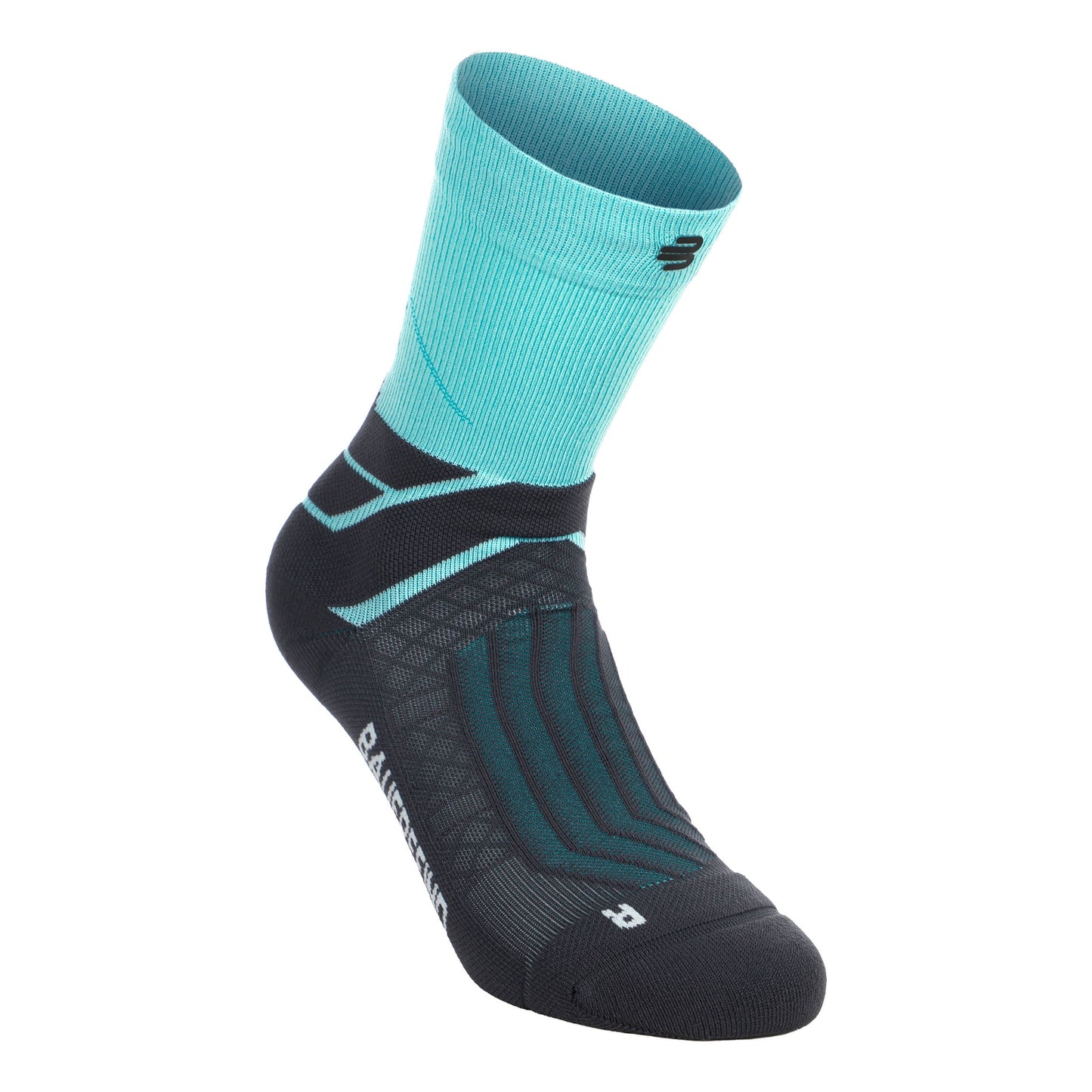 Bauerfeind Run Performance Mid Cut  Hardloopsokken Heren-mint