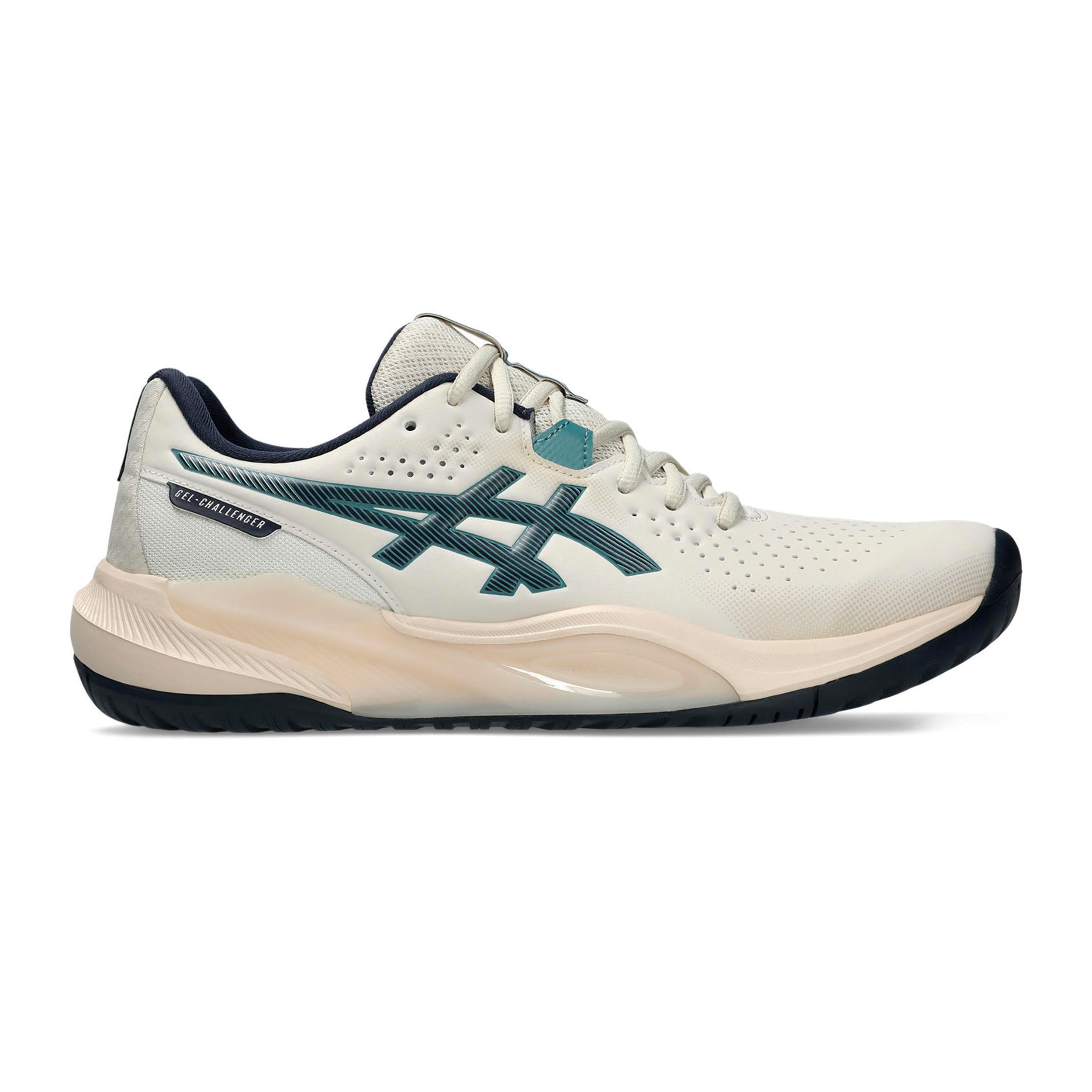 ASICS Gel-Challenger 15 Allcourt schoen Heren - beige, donkerblauw