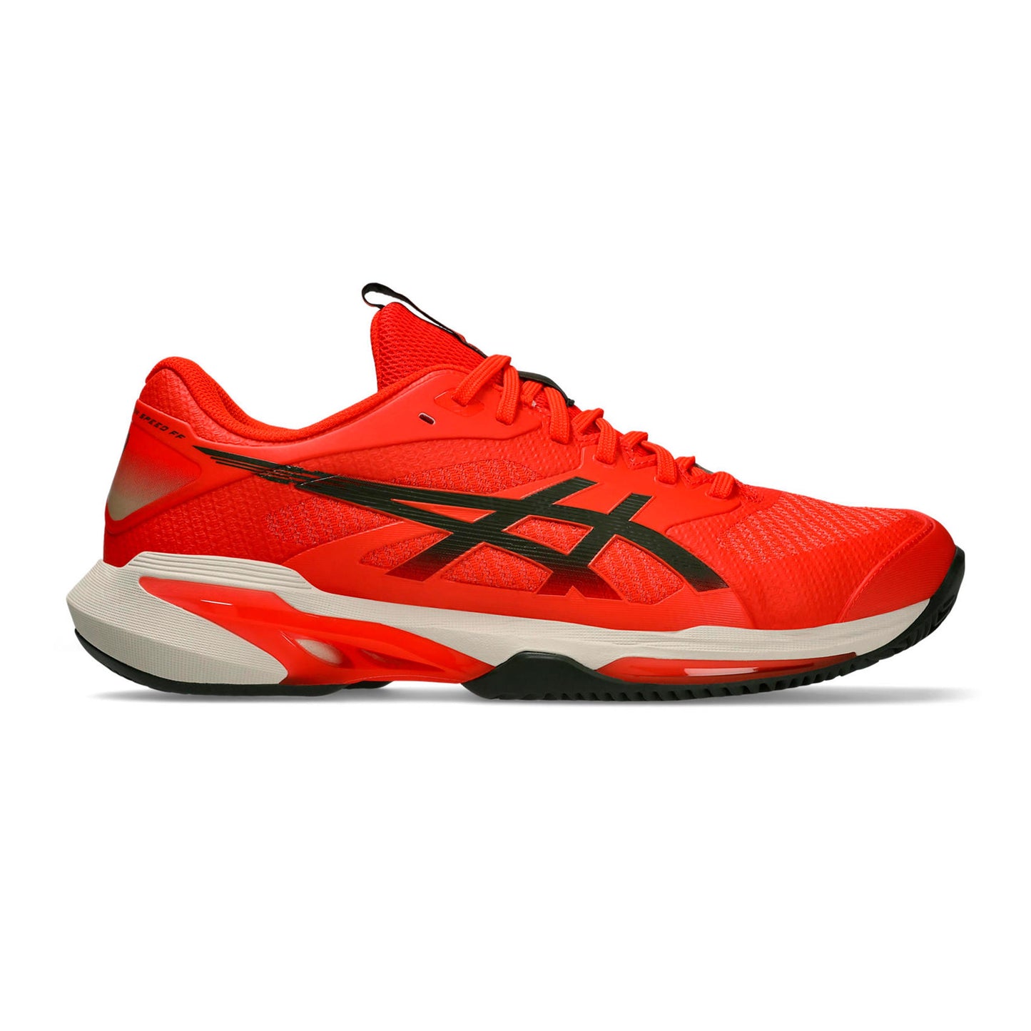 ASICS Solution Speed FF 4 Gravelschoen Heren - rood, zwart