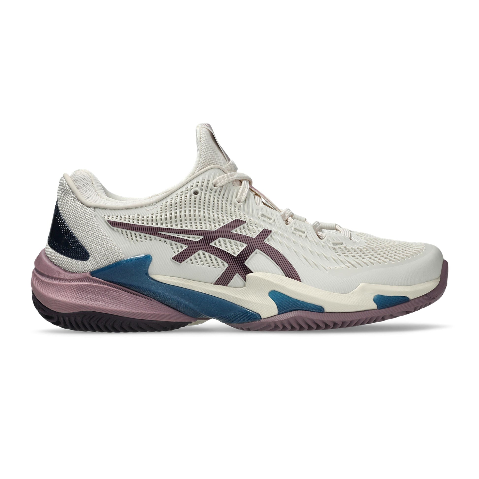 ASICS Court FF 3 Gravelschoen Dames - crème, lila