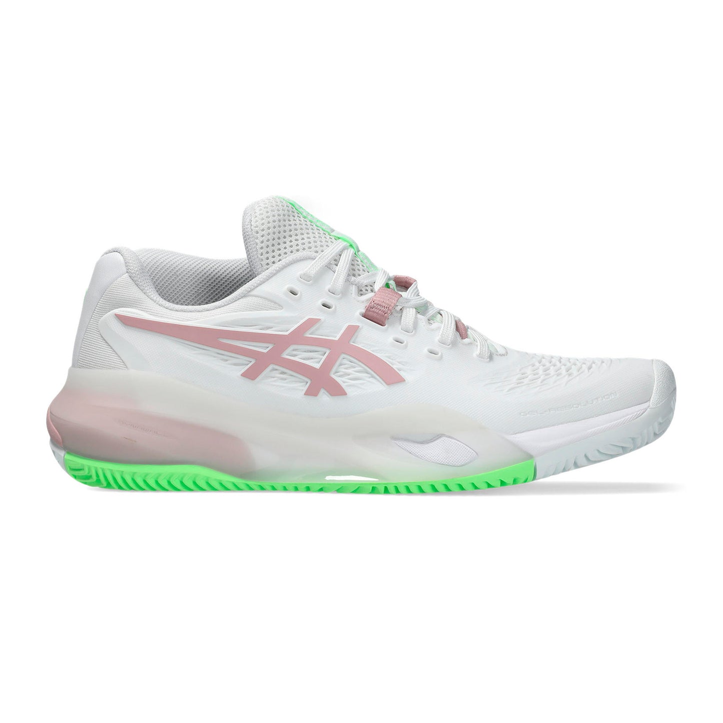 ASICS Gel-Resolution X Gravelschoen Dames - wit, roze