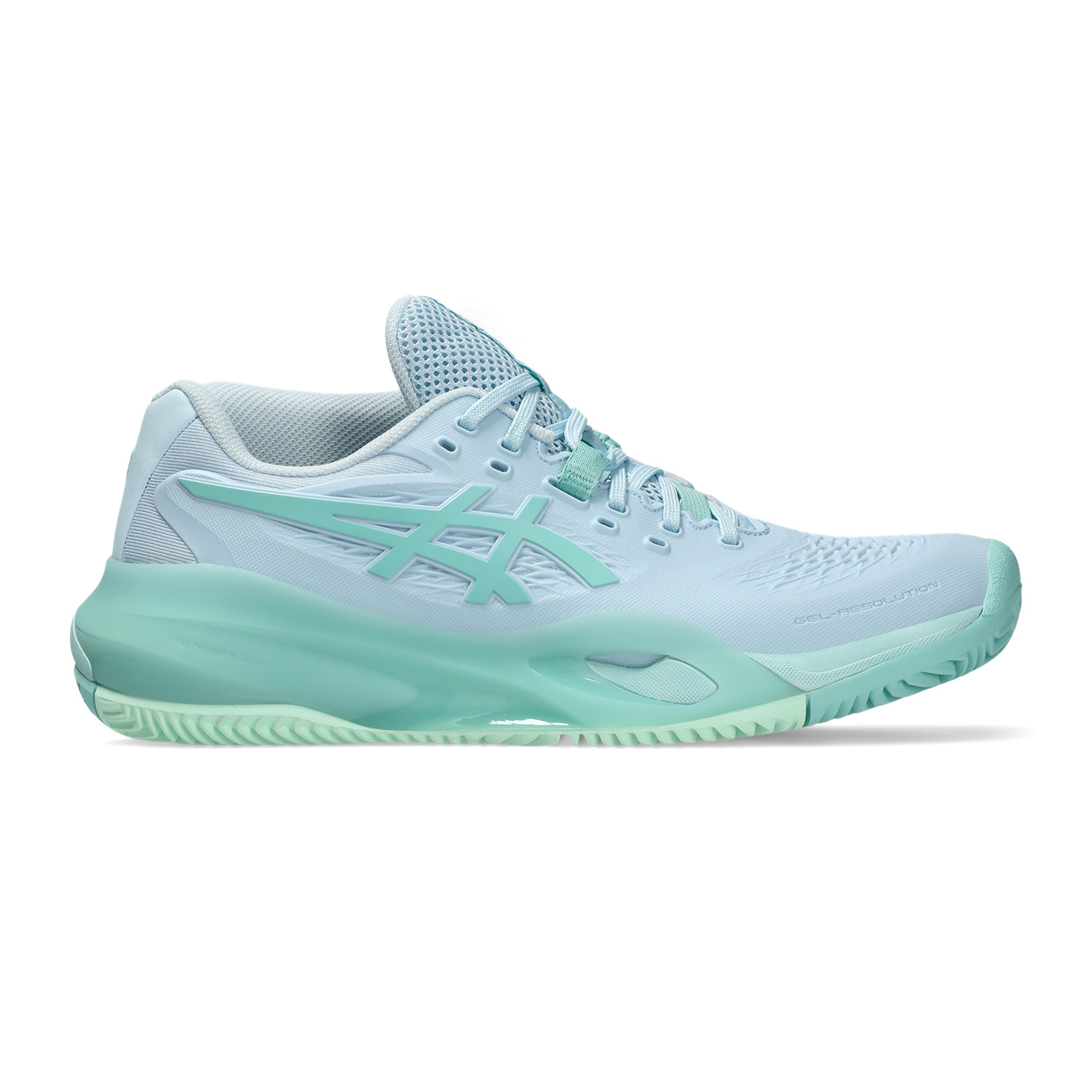 ASICS Gel-Resolution X Gravelschoen Dames - lichtblauw, mint