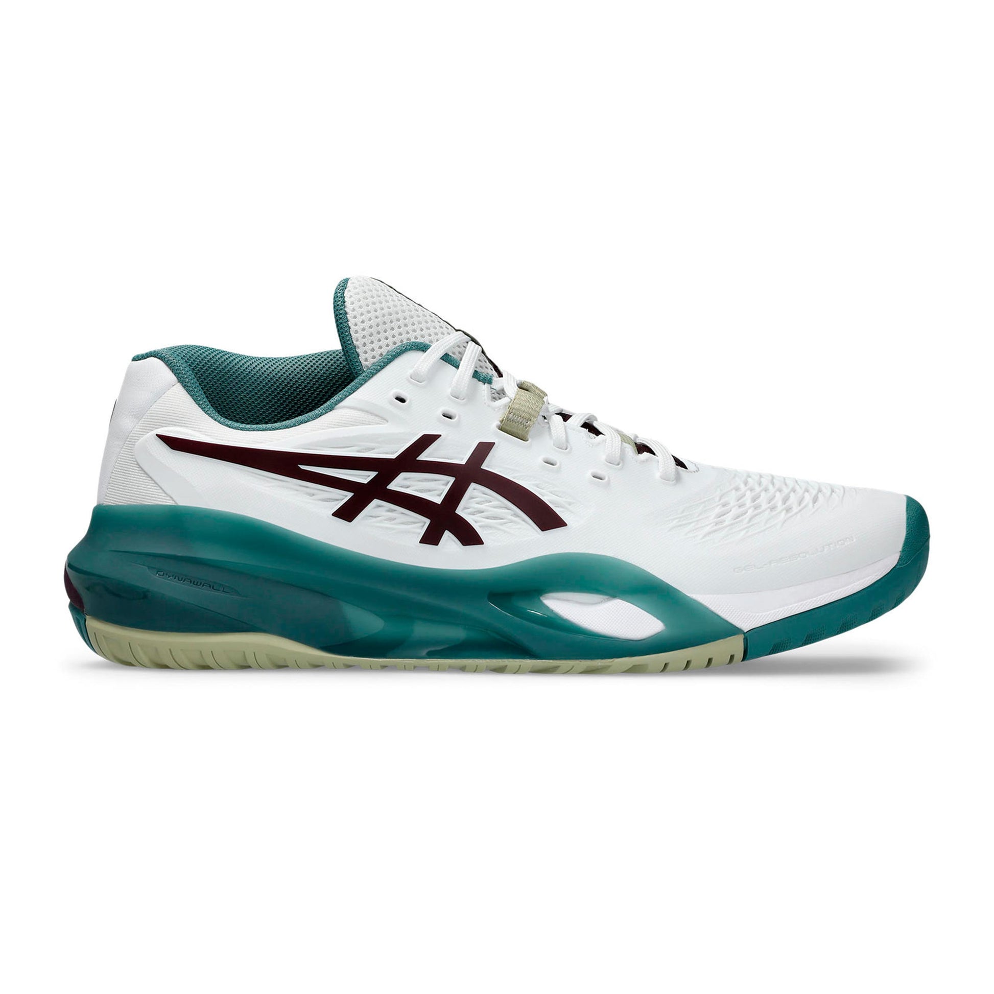 ASICS Gel-Resolution X Allcourt schoen Heren - wit, petrolblauw