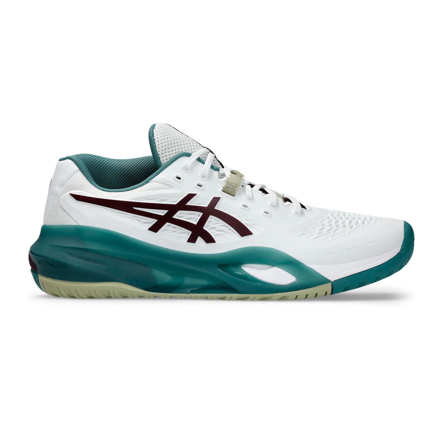 ASICS Gel-Resolution X Allcourt schoen Heren - wit, petrolblauw